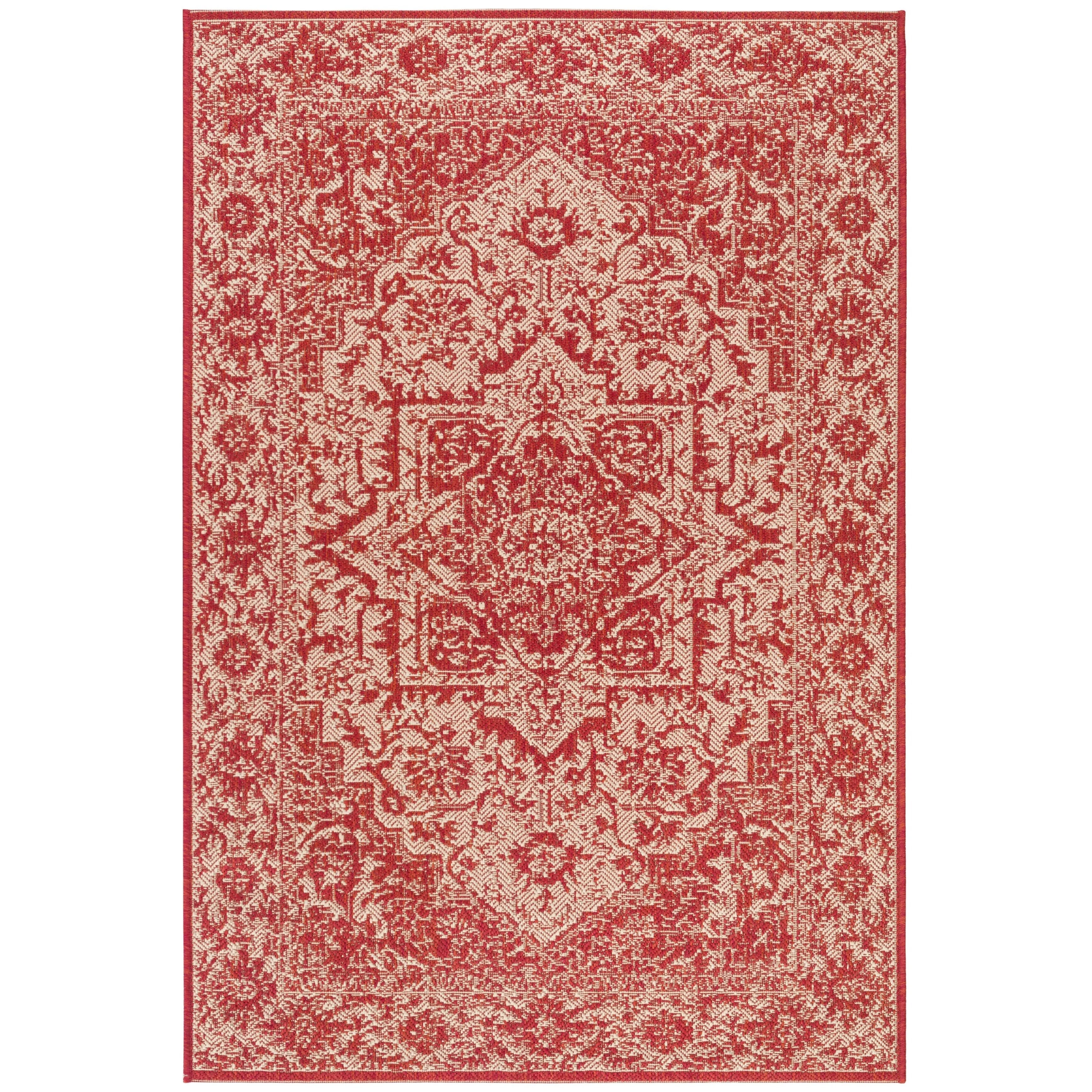 SAFAVIEH Beach House Pouline Indoor/ Outdoor Waterproof Patio Backyard Rug