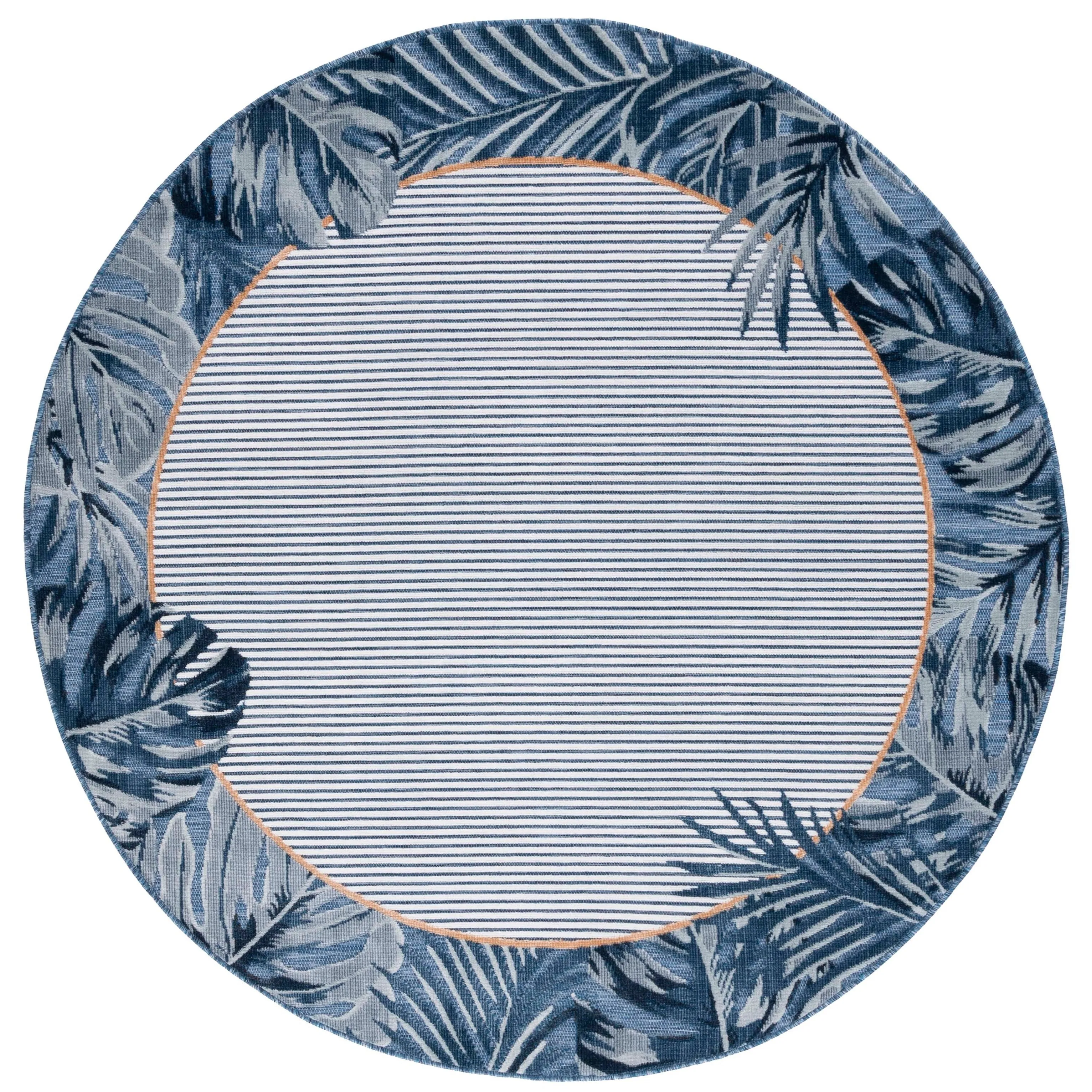SAFAVIEH Cabana Raluca Indoor/ Outdoor Tropical Border Rug