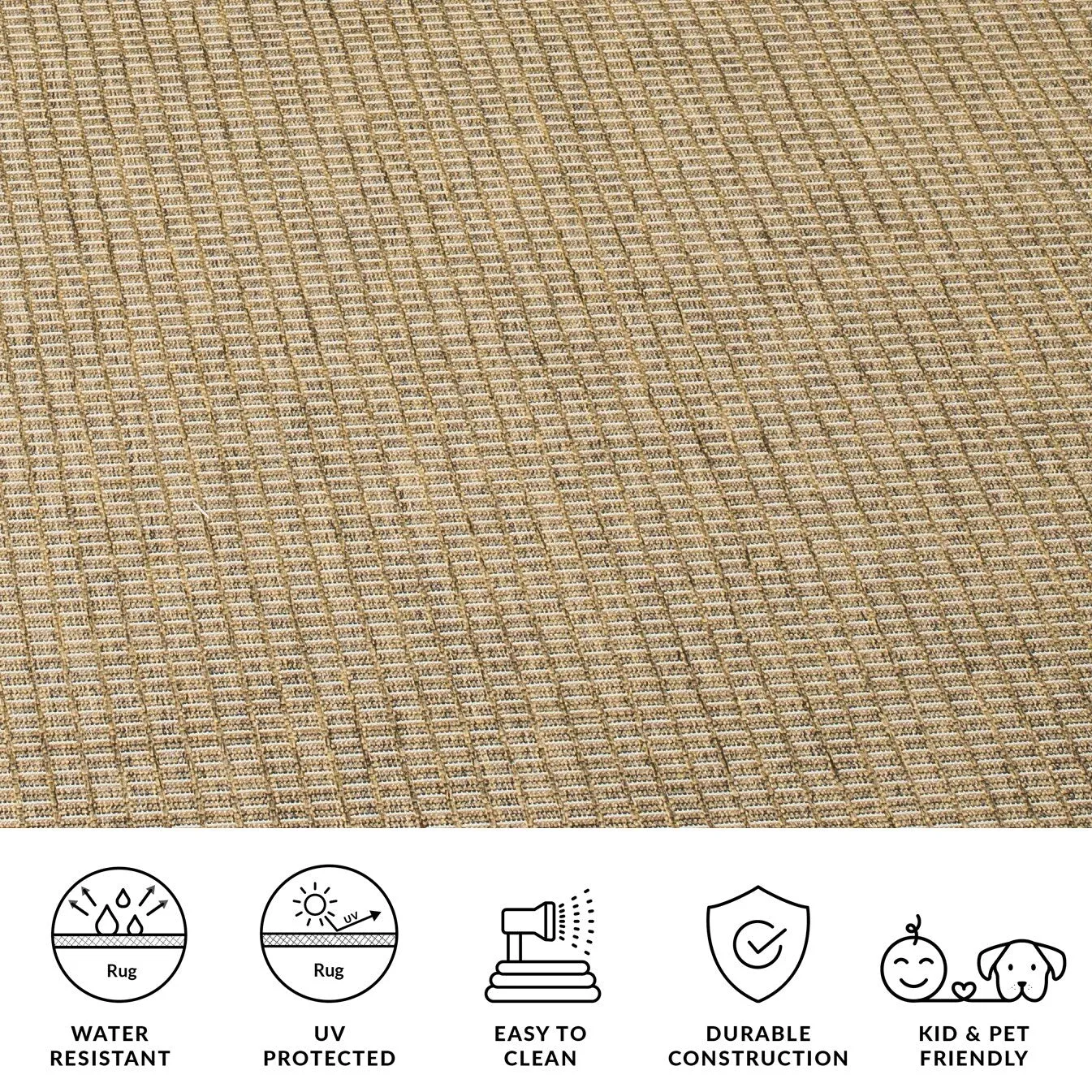 SAFAVIEH Courtyard Adorata Indoor /Outdoor Waterproof Backyard Patio Rug