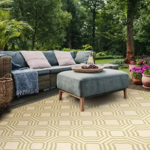 SAFAVIEH. Courtyard Barbl Indoor/ Outdoor Waterproof Patio Backyard Rug