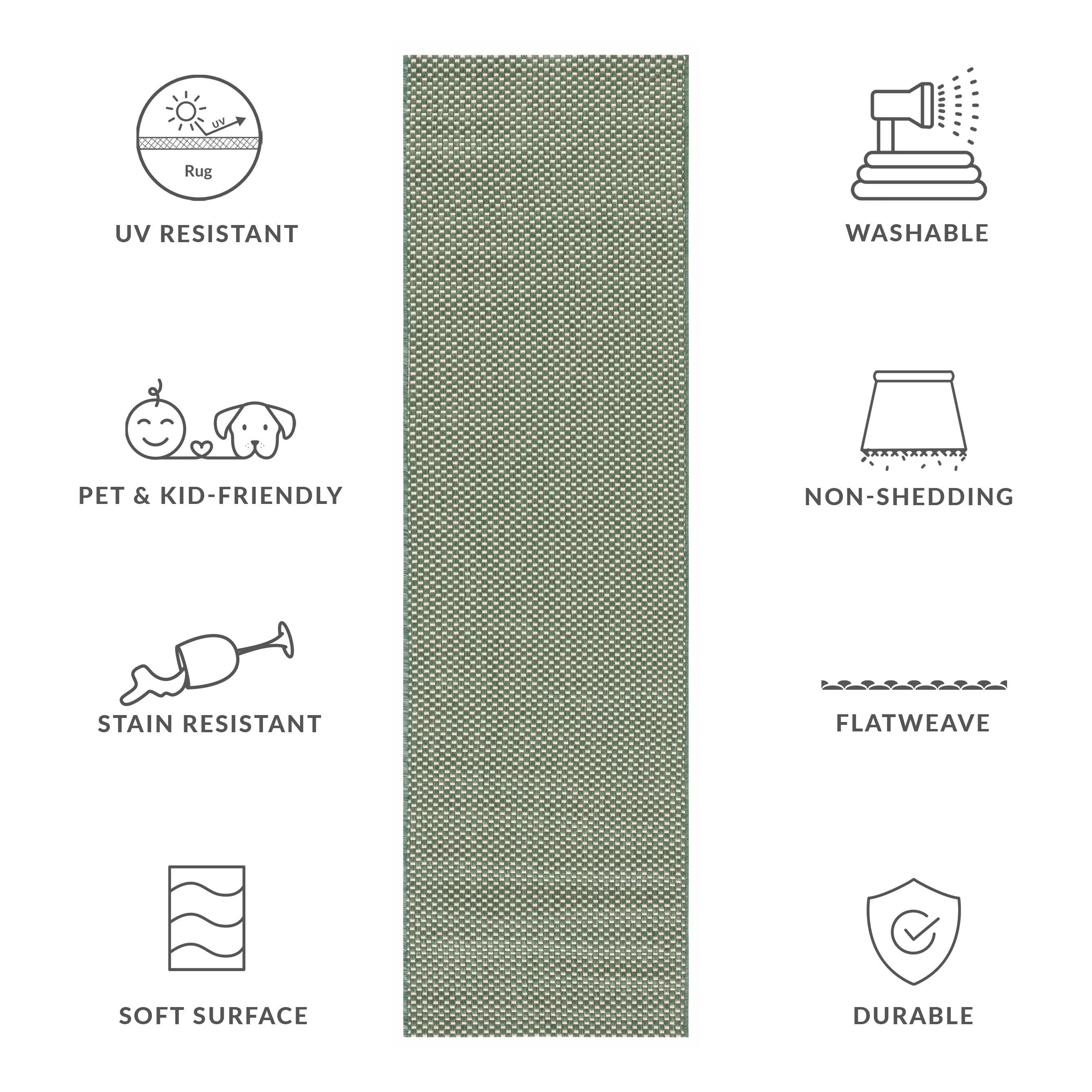 SAFAVIEH Courtyard Cilly Indoor/ Outdoor Waterproof Patio Backyard Rug