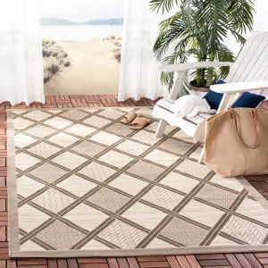 SAFAVIEH Courtyard Darlyne Indoor/ Outdoor Waterproof Patio Backyard Rug