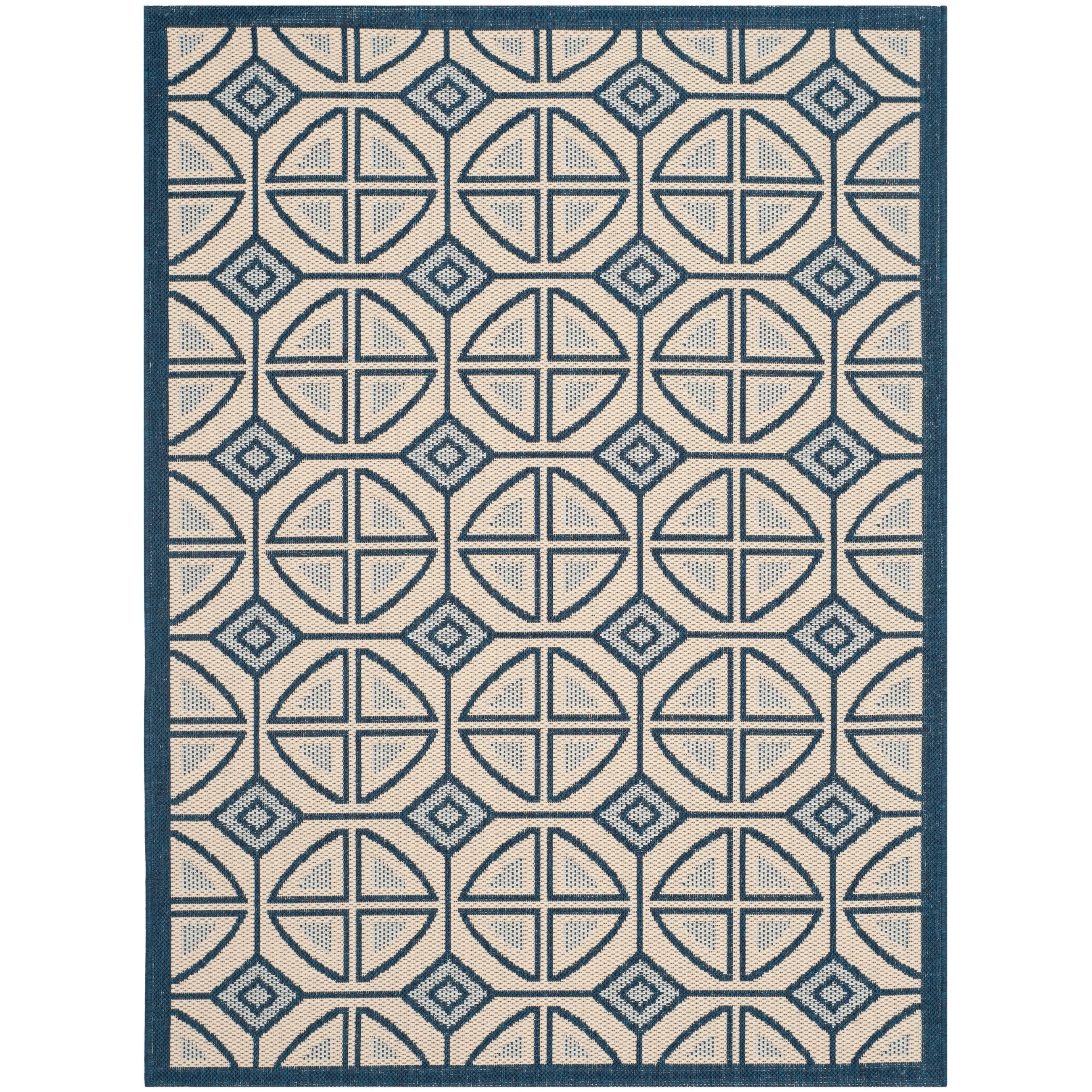 SAFAVIEH Courtyard Fatmire Indoor/ Outdoor Waterproof Patio Backyard Rug