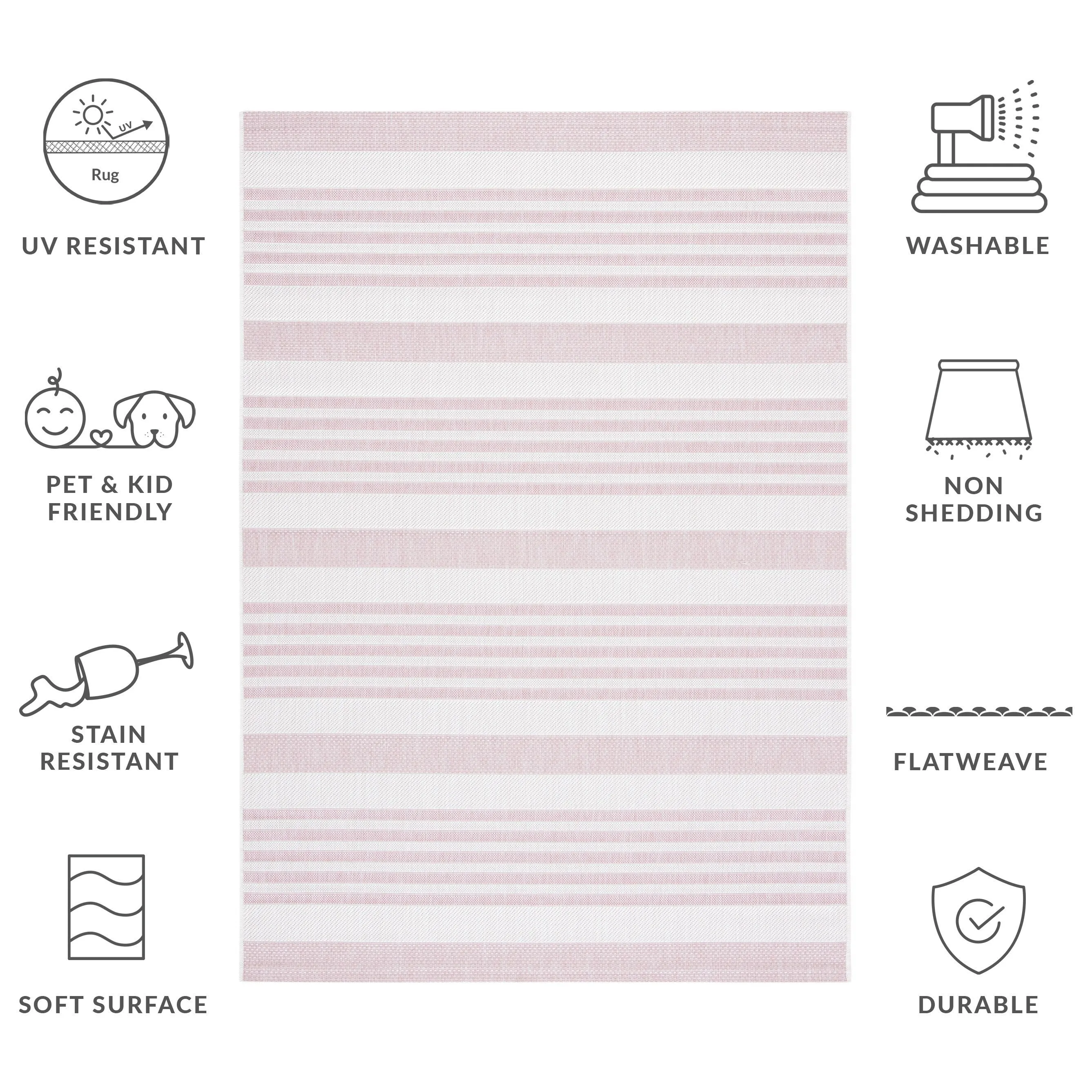 SAFAVIEH Courtyard Grietje Indoor /Outdoor Waterproof Patio Backyard Rug