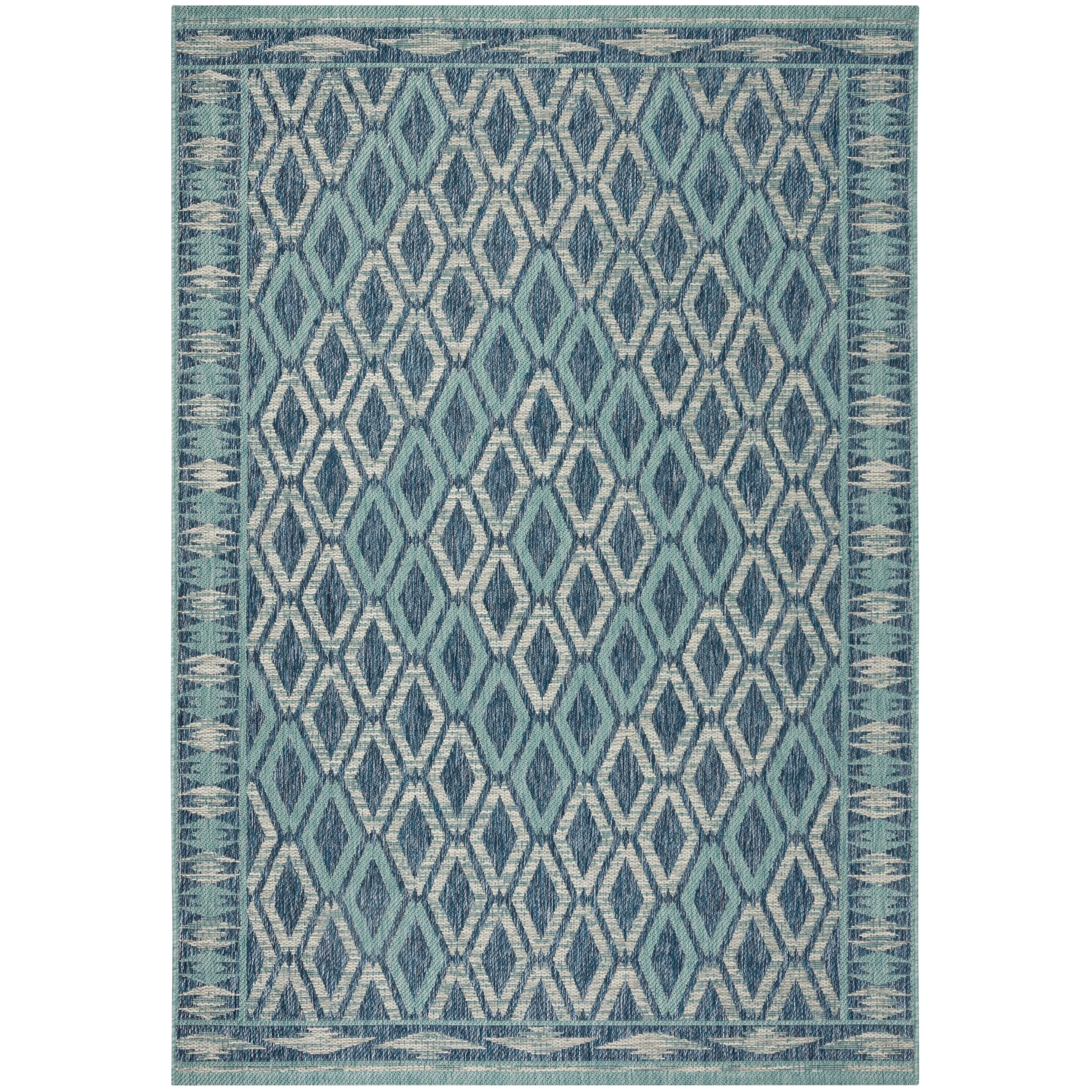 SAFAVIEH Courtyard Hannchen Indoor/ Outdoor Waterproof Patio Backyard Rug