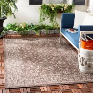 SAFAVIEH Courtyard Hasina Indoor /Outdoor Waterproof Patio Backyard Rug