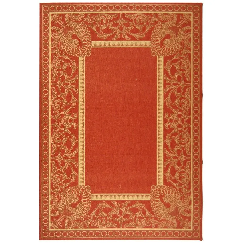 SAFAVIEH Courtyard Kitija Indoor/ Outdoor Waterproof Patio Backyard Rug
