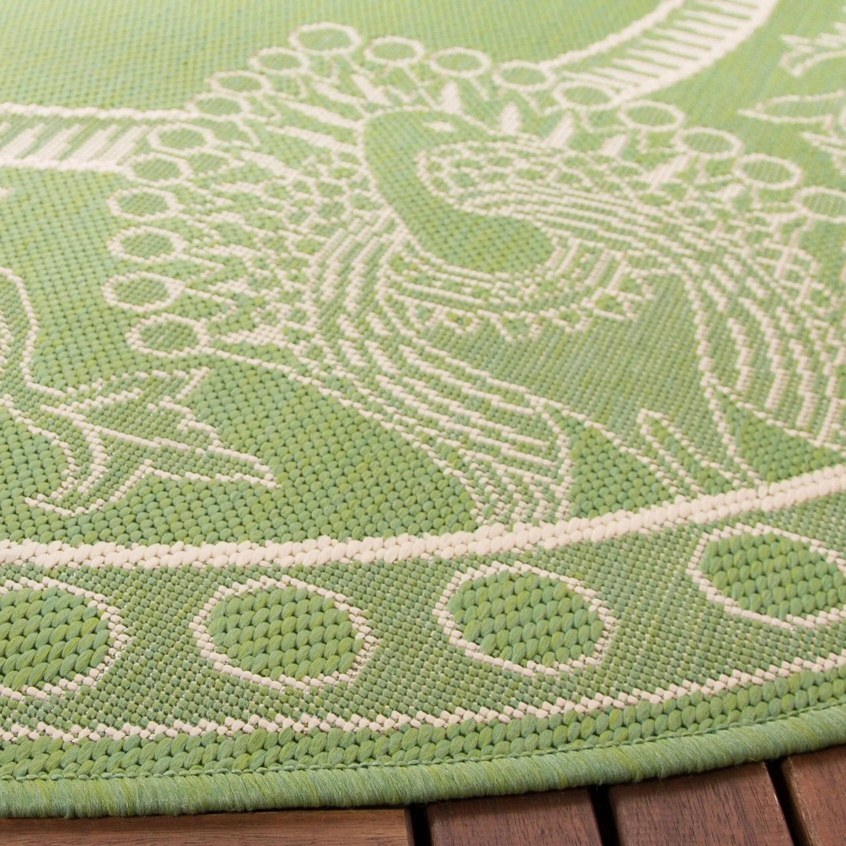 SAFAVIEH Courtyard Kitija Indoor/ Outdoor Waterproof Patio Backyard Rug