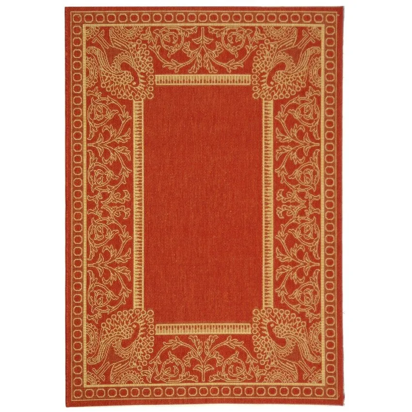 SAFAVIEH Courtyard Kitija Indoor/ Outdoor Waterproof Patio Backyard Rug