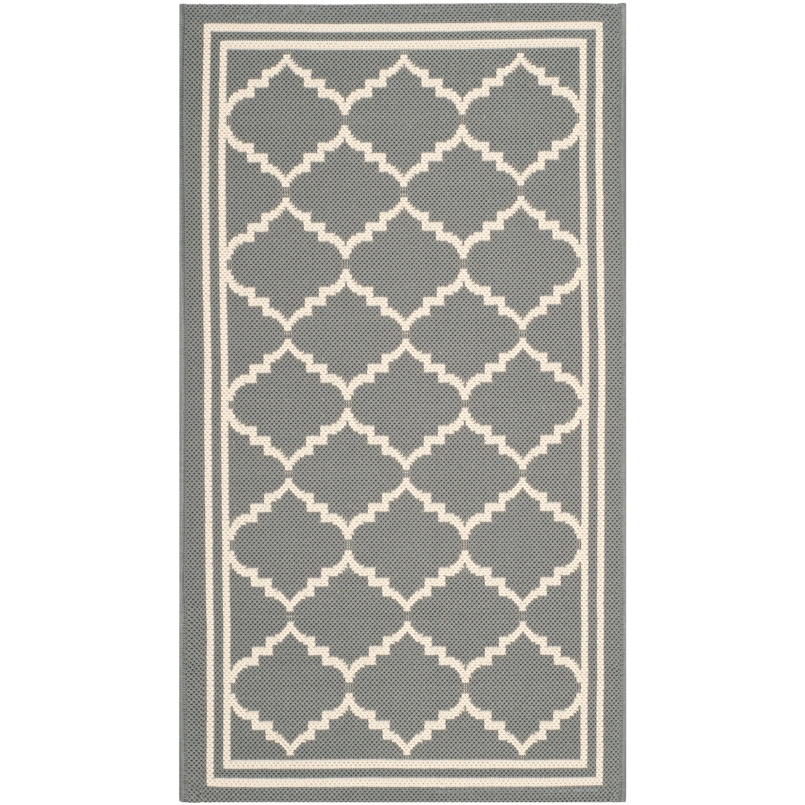 SAFAVIEH Courtyard Kristelle Indoor/ Outdoor Waterproof Patio Backyard Rug