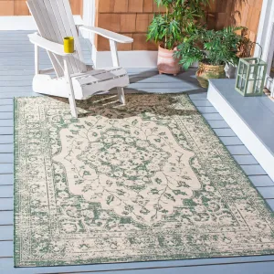 SAFAVIEH Courtyard Mirte Indoor /Outdoor Waterproof Backyard Patio Rug