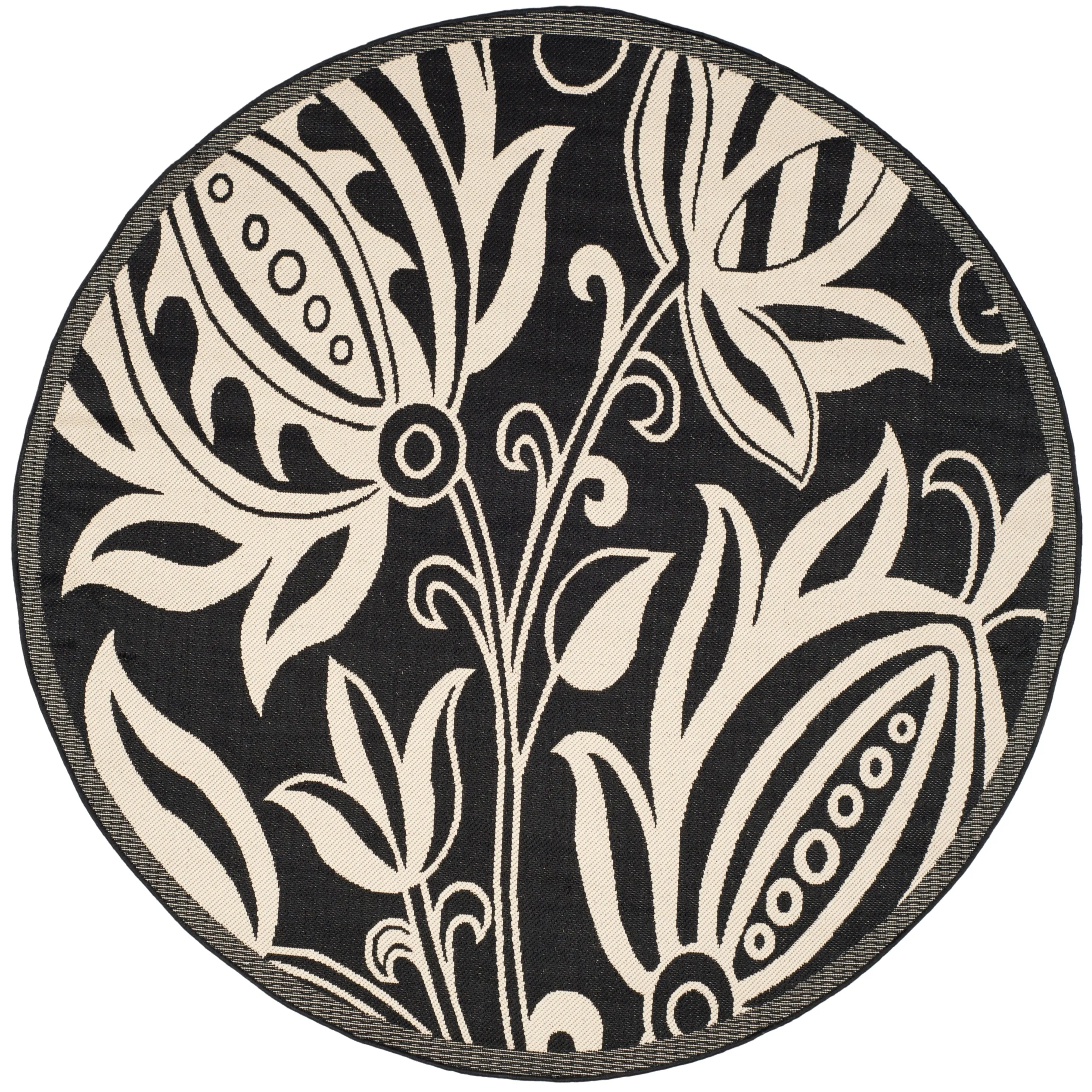 SAFAVIEH Courtyard Nasima Indoor/ Outdoor Patio Backyard Rug