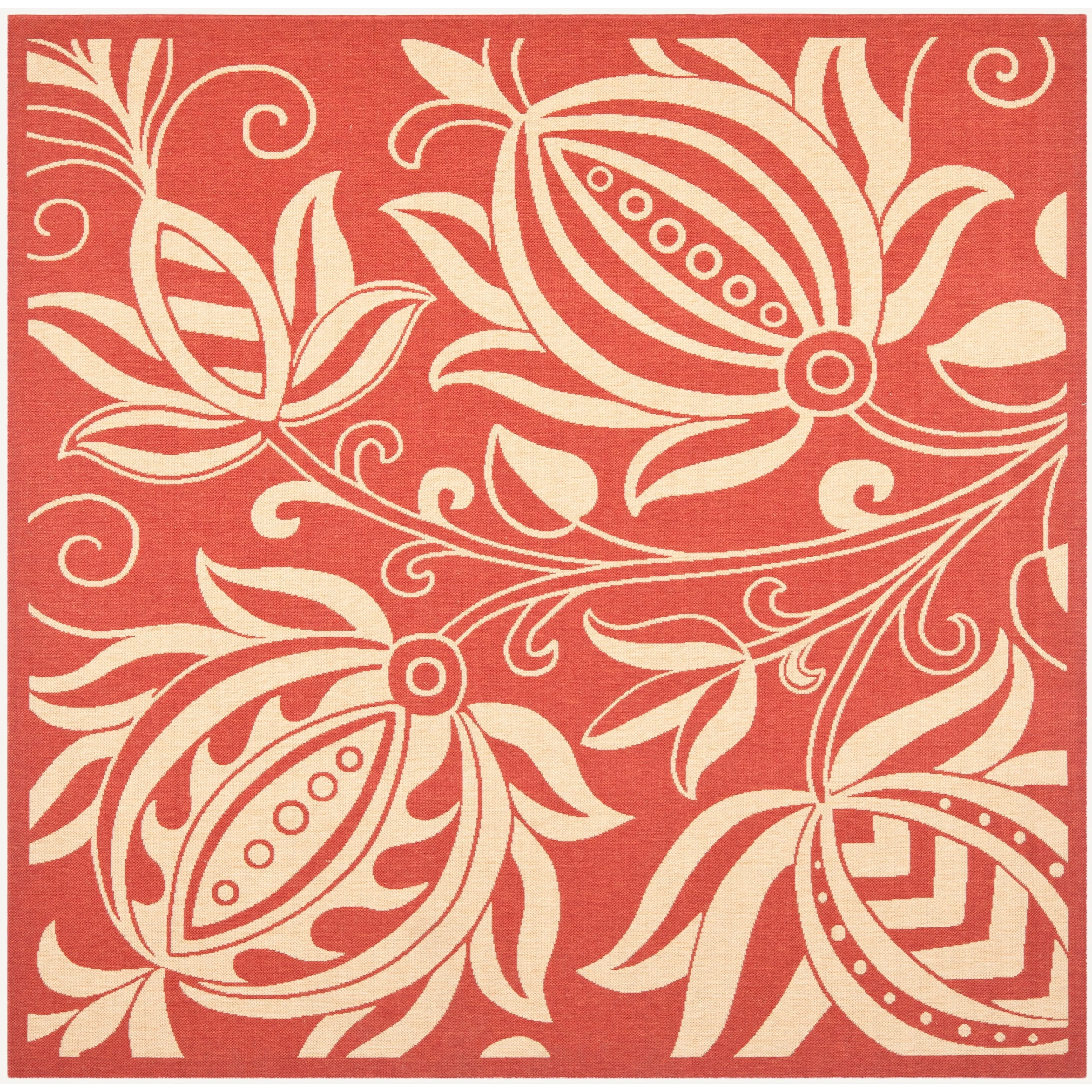 SAFAVIEH Courtyard Nasima Indoor/ Outdoor Patio Backyard Rug
