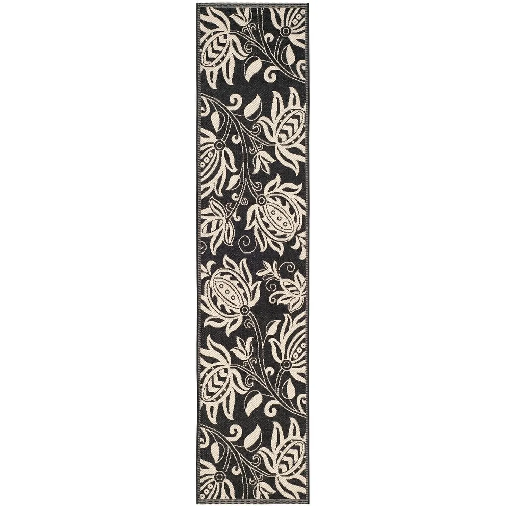 SAFAVIEH Courtyard Nasima Indoor/ Outdoor Patio Backyard Rug