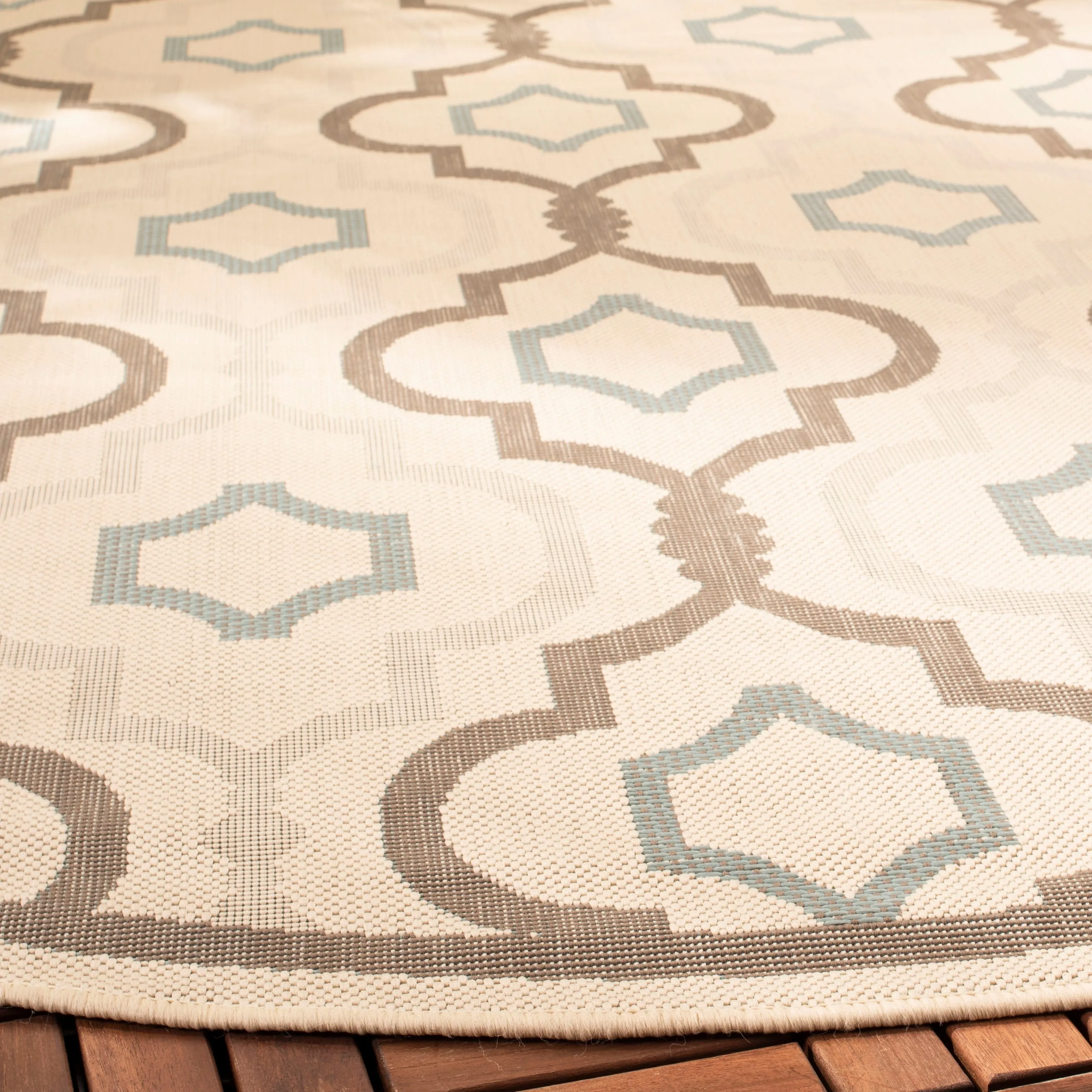 SAFAVIEH Courtyard Oyvor Indoor/ Outdoor Waterproof Patio Backyard Rug
