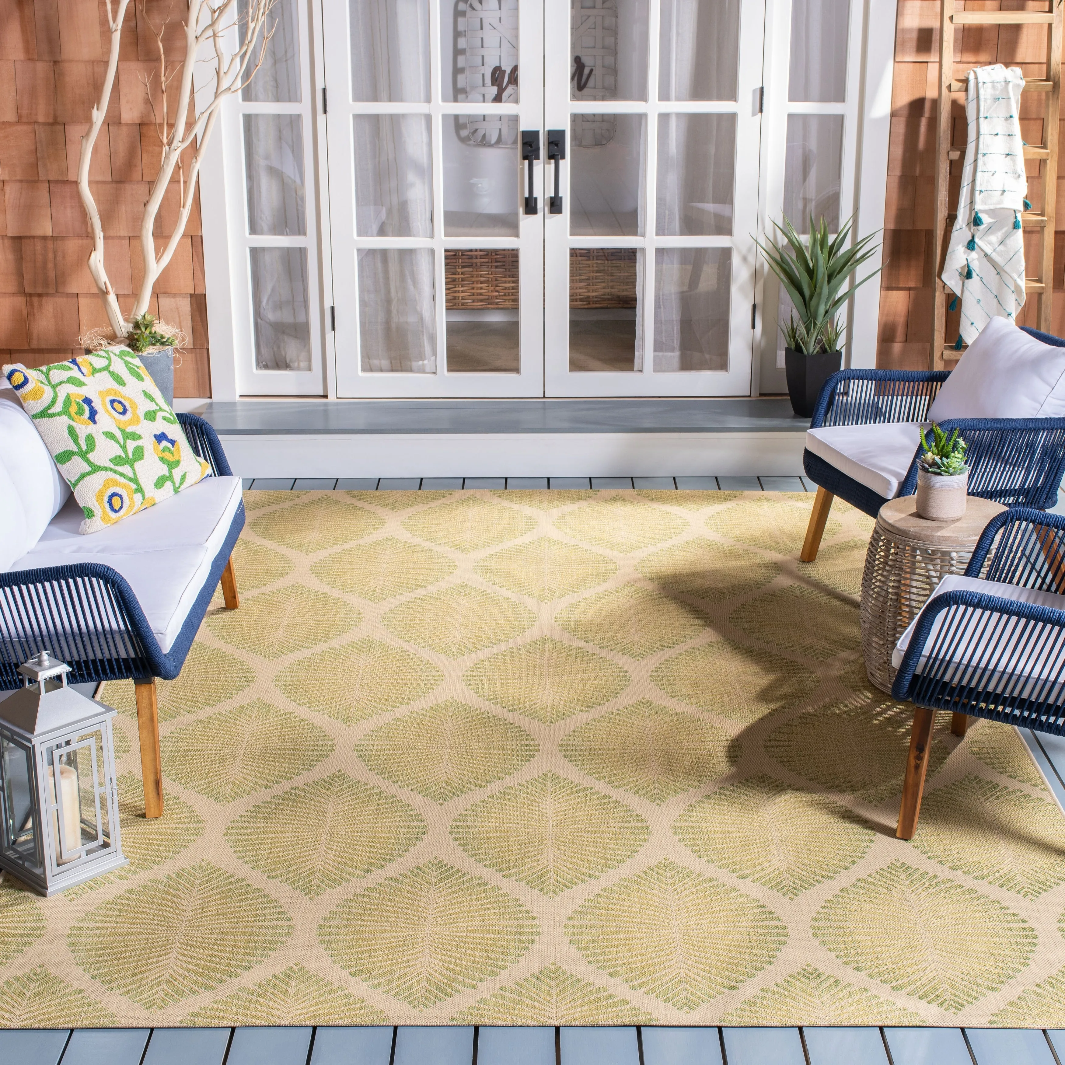 SAFAVIEH Courtyard Rasita Indoor/ Outdoor Waterproof Patio Backyard Rug