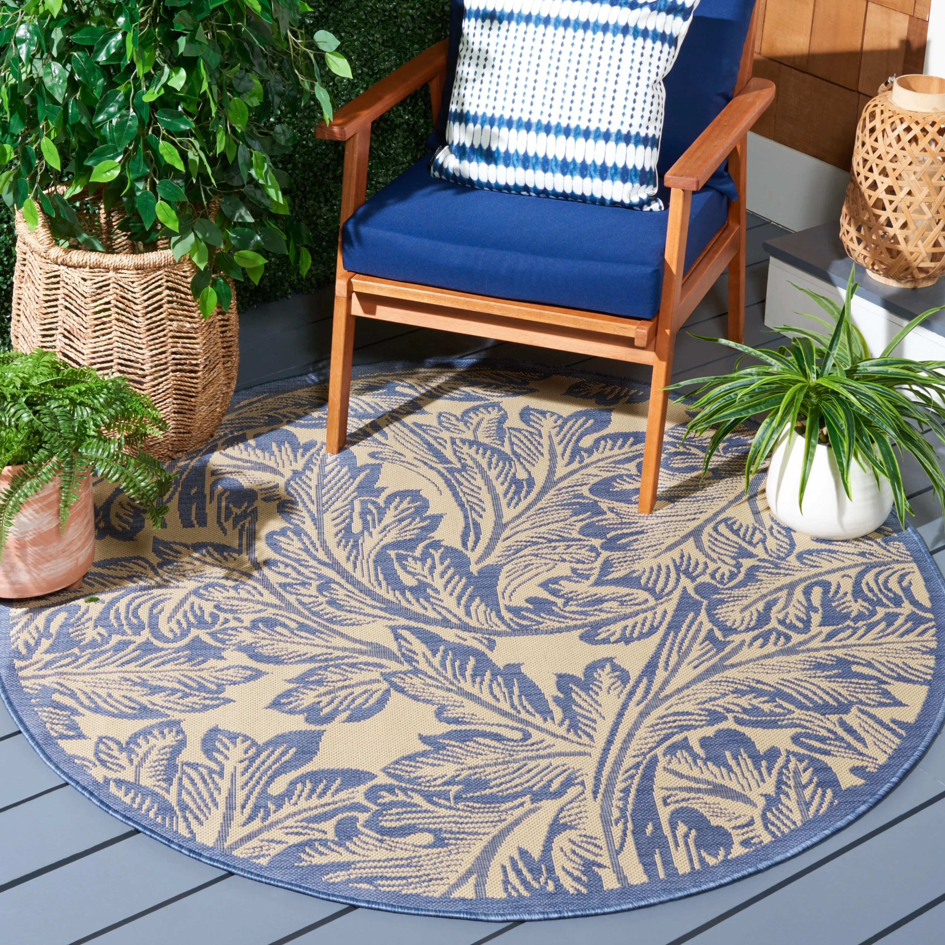 SAFAVIEH Courtyard Reineke Indoor/ Outdoor Waterproof Rug