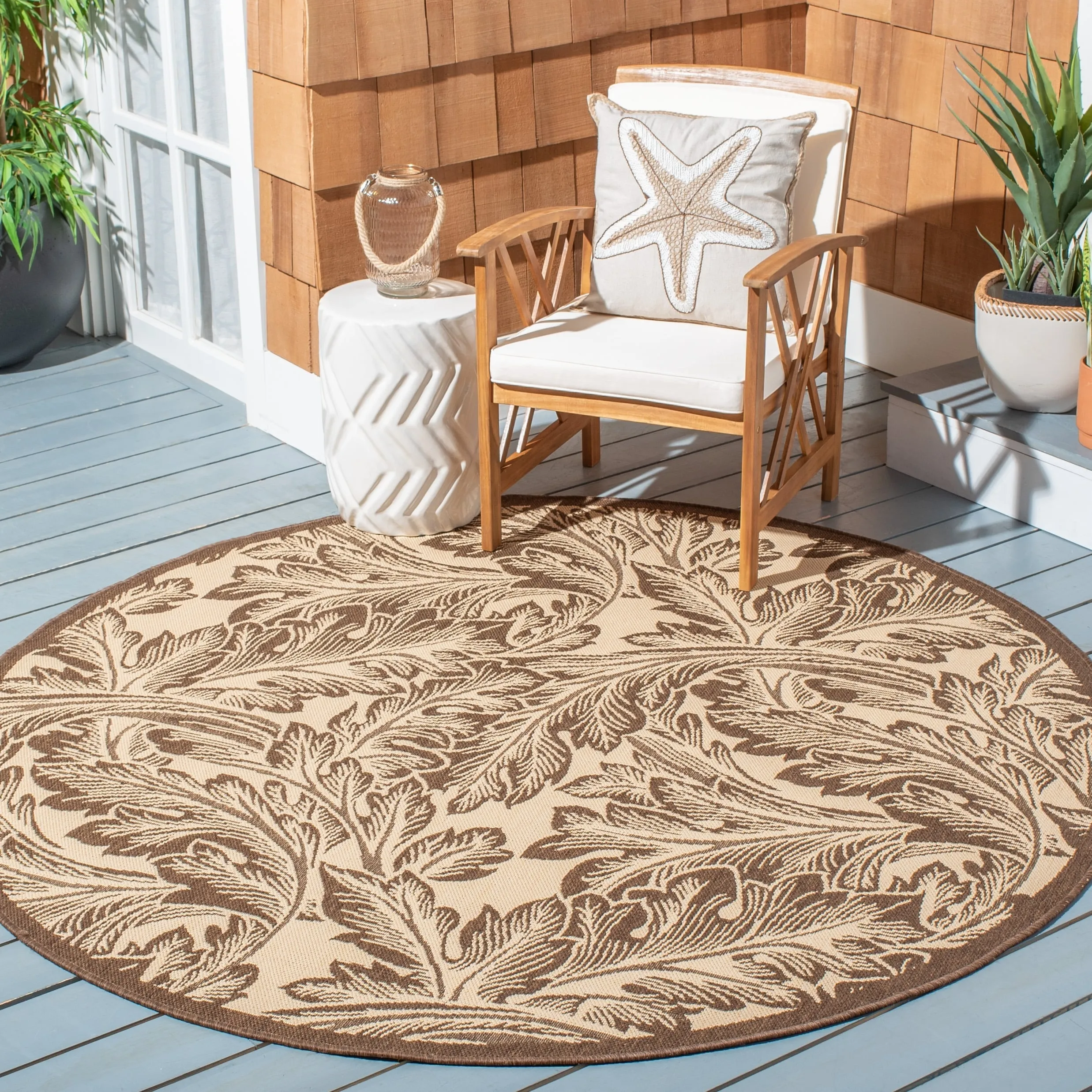 SAFAVIEH Courtyard Reineke Indoor/ Outdoor Waterproof Rug