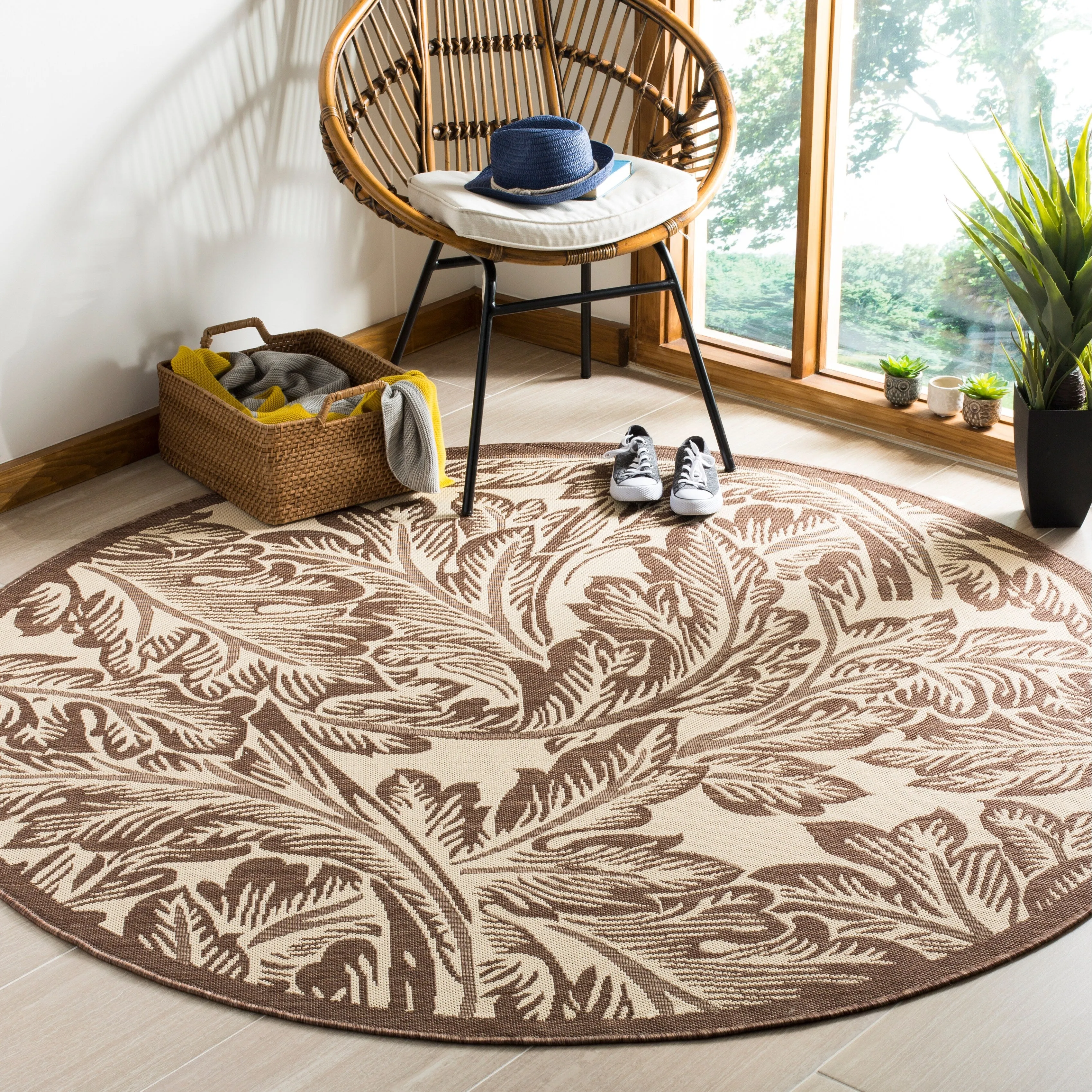 SAFAVIEH Courtyard Reineke Indoor/ Outdoor Waterproof Rug