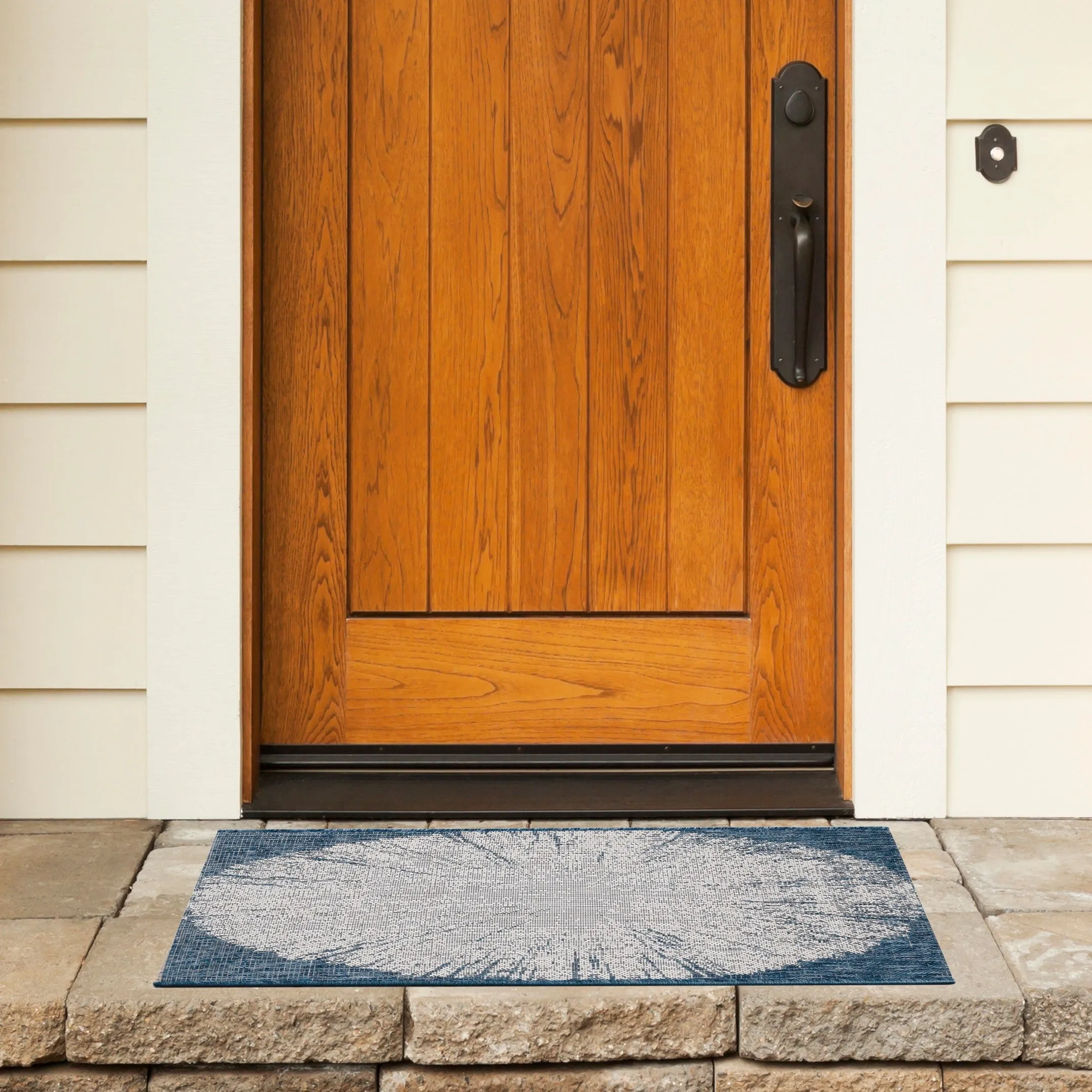SAFAVIEH Courtyard Sabaha Indoor/Outdoor Waterproof Patio Backyard Rug