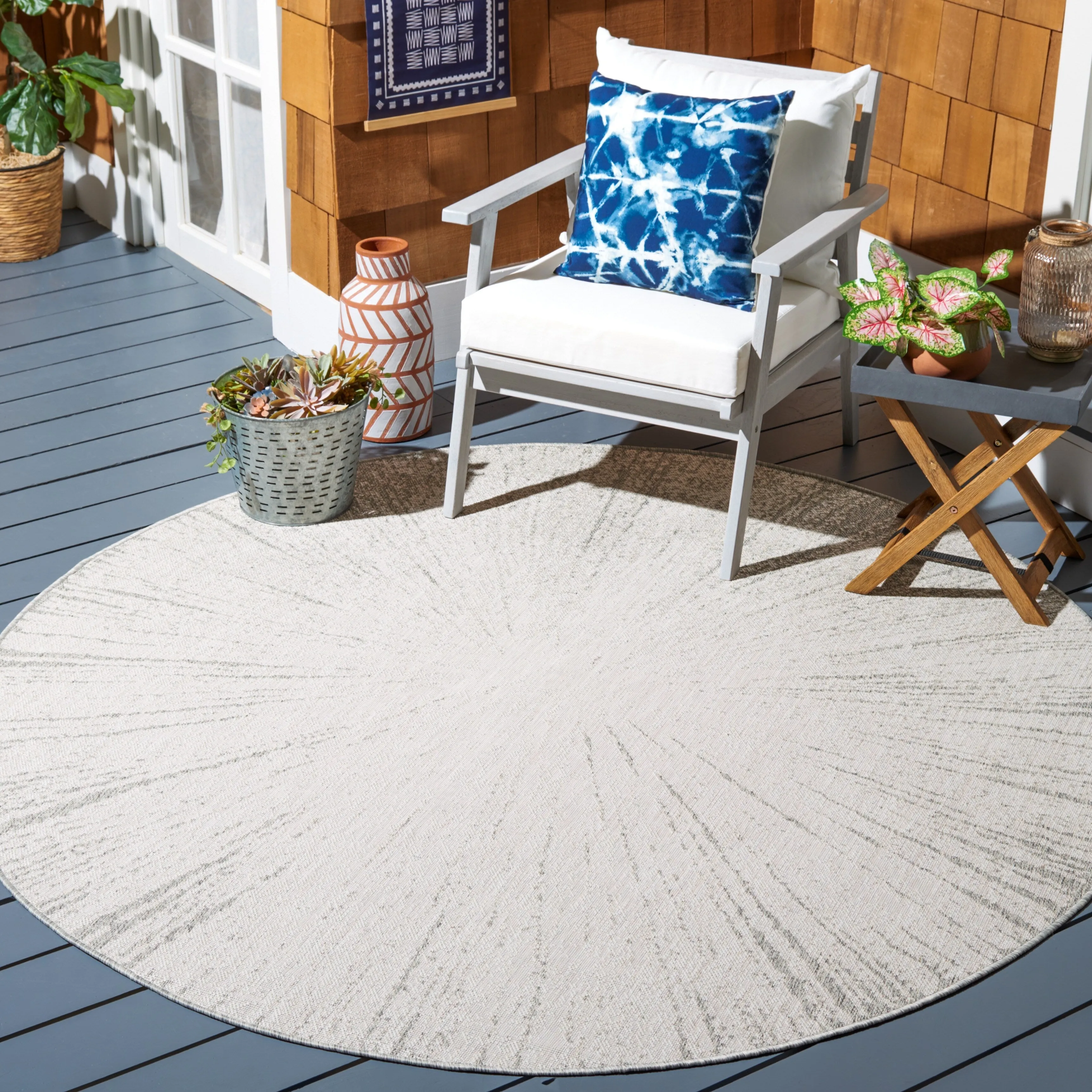 SAFAVIEH Courtyard Sabaha Indoor/Outdoor Waterproof Patio Backyard Rug