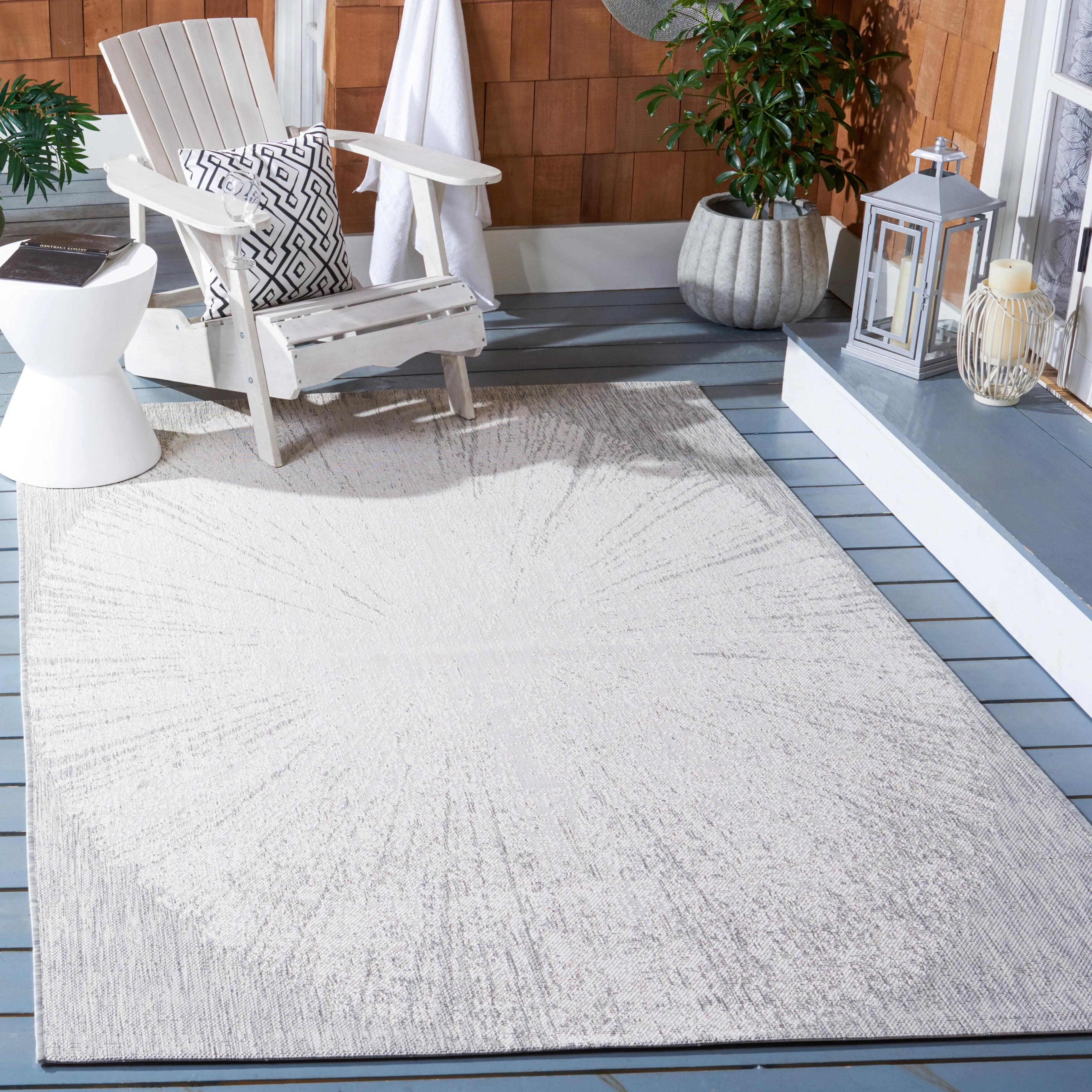 SAFAVIEH Courtyard Sabaha Indoor/Outdoor Waterproof Patio Backyard Rug