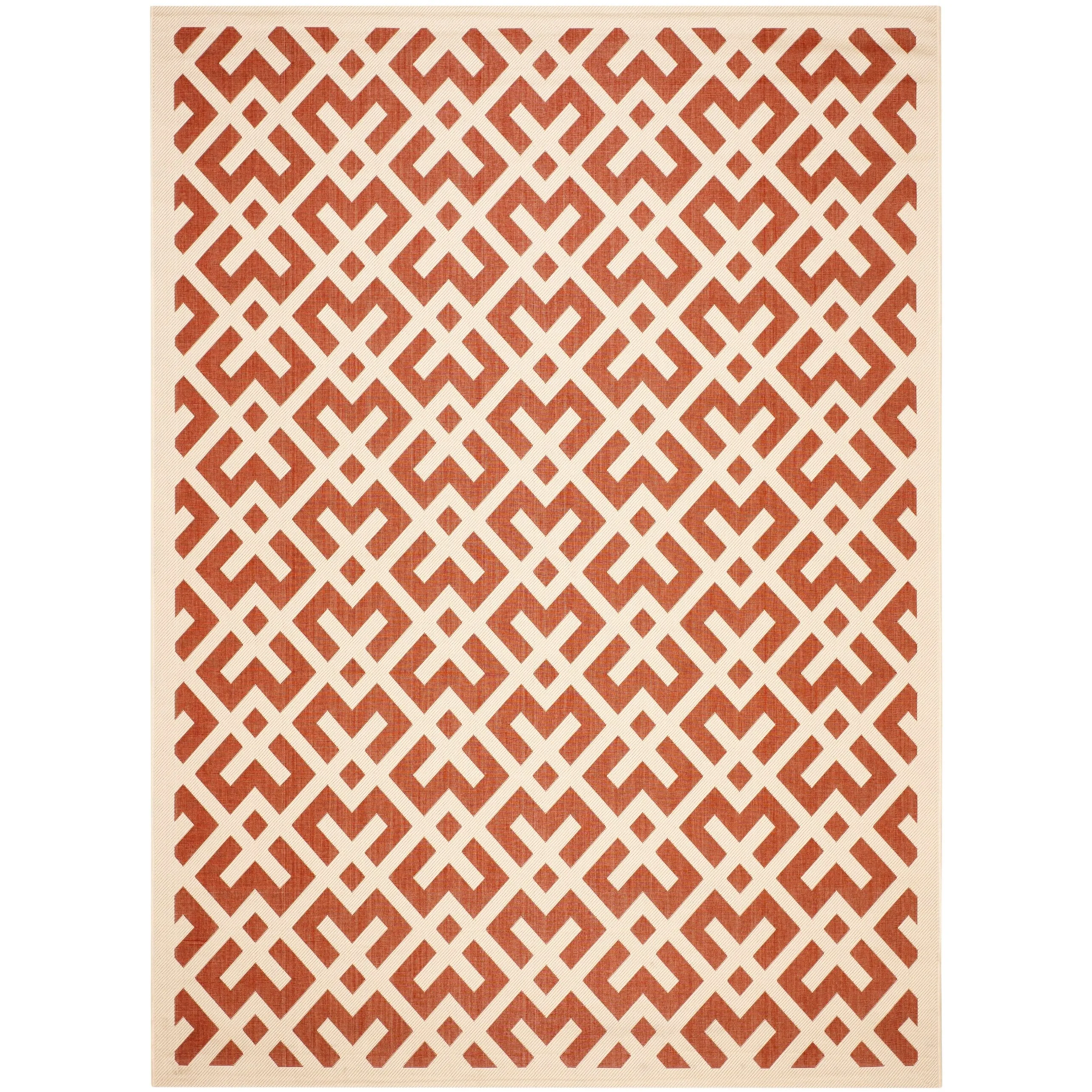 SAFAVIEH Courtyard Sytske Indoor/ Outdoor Waterproof Patio Backyard Rug