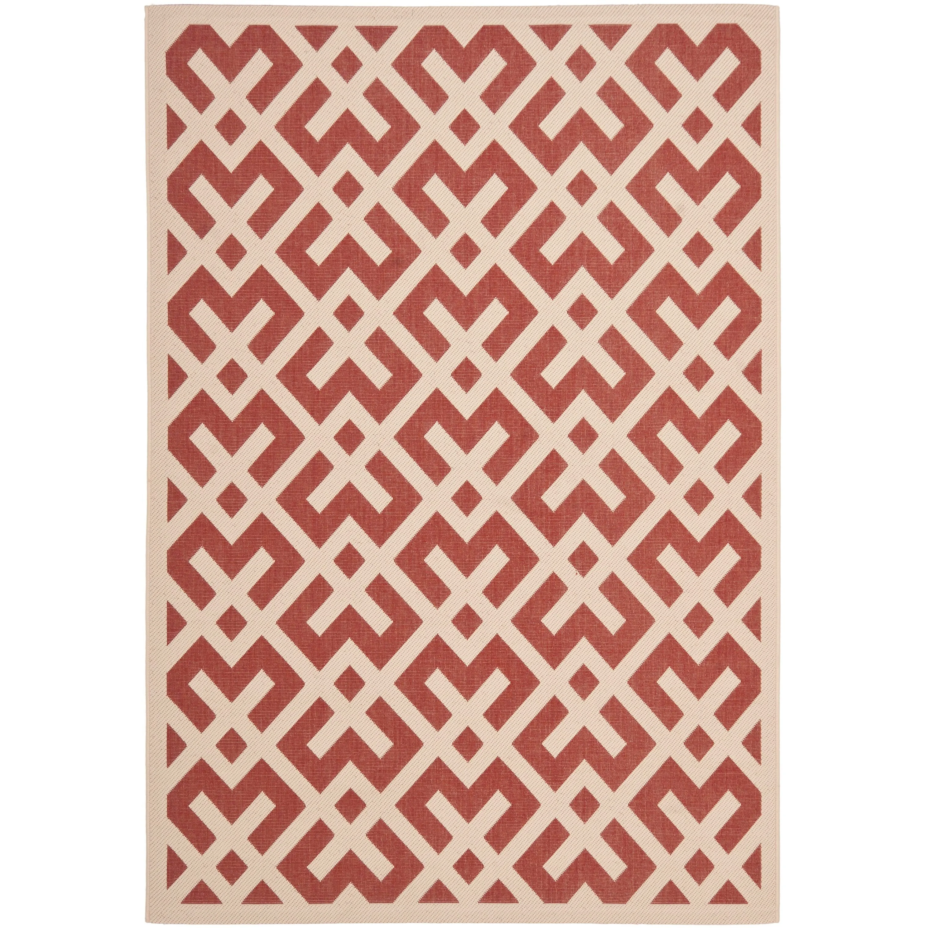SAFAVIEH Courtyard Sytske Indoor/ Outdoor Waterproof Patio Backyard Rug