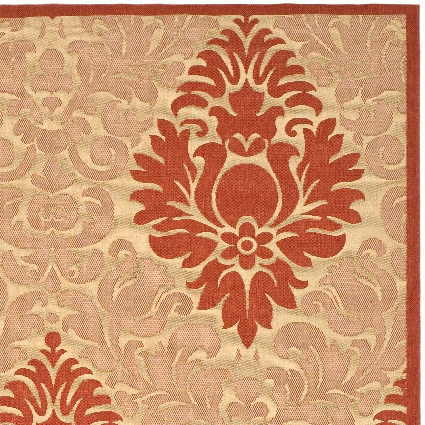 SAFAVIEH Courtyard Willene Boho Indoor/ Outdoor Waterproof Patio Backyard Rug