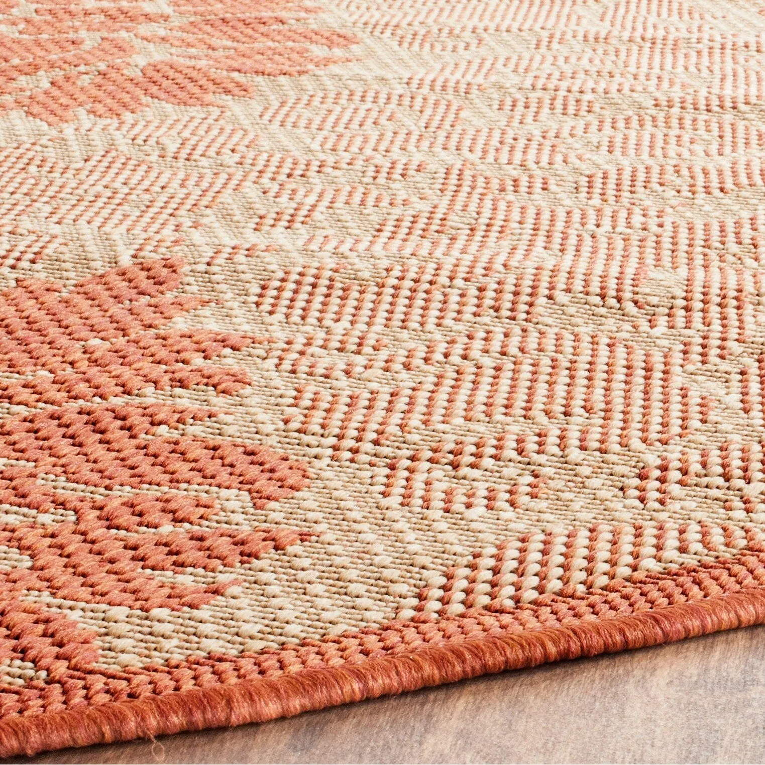 SAFAVIEH Courtyard Willene Boho Indoor/ Outdoor Waterproof Patio Backyard Rug
