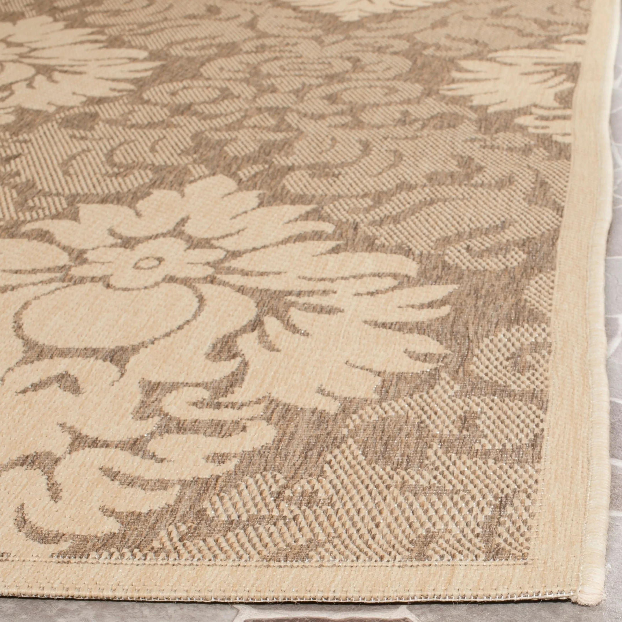 SAFAVIEH Courtyard Willene Boho Indoor/ Outdoor Waterproof Patio Backyard Rug