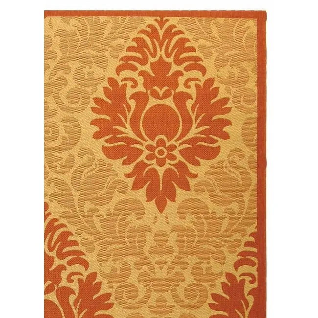 SAFAVIEH Courtyard Willene Boho Indoor/ Outdoor Waterproof Patio Backyard Rug