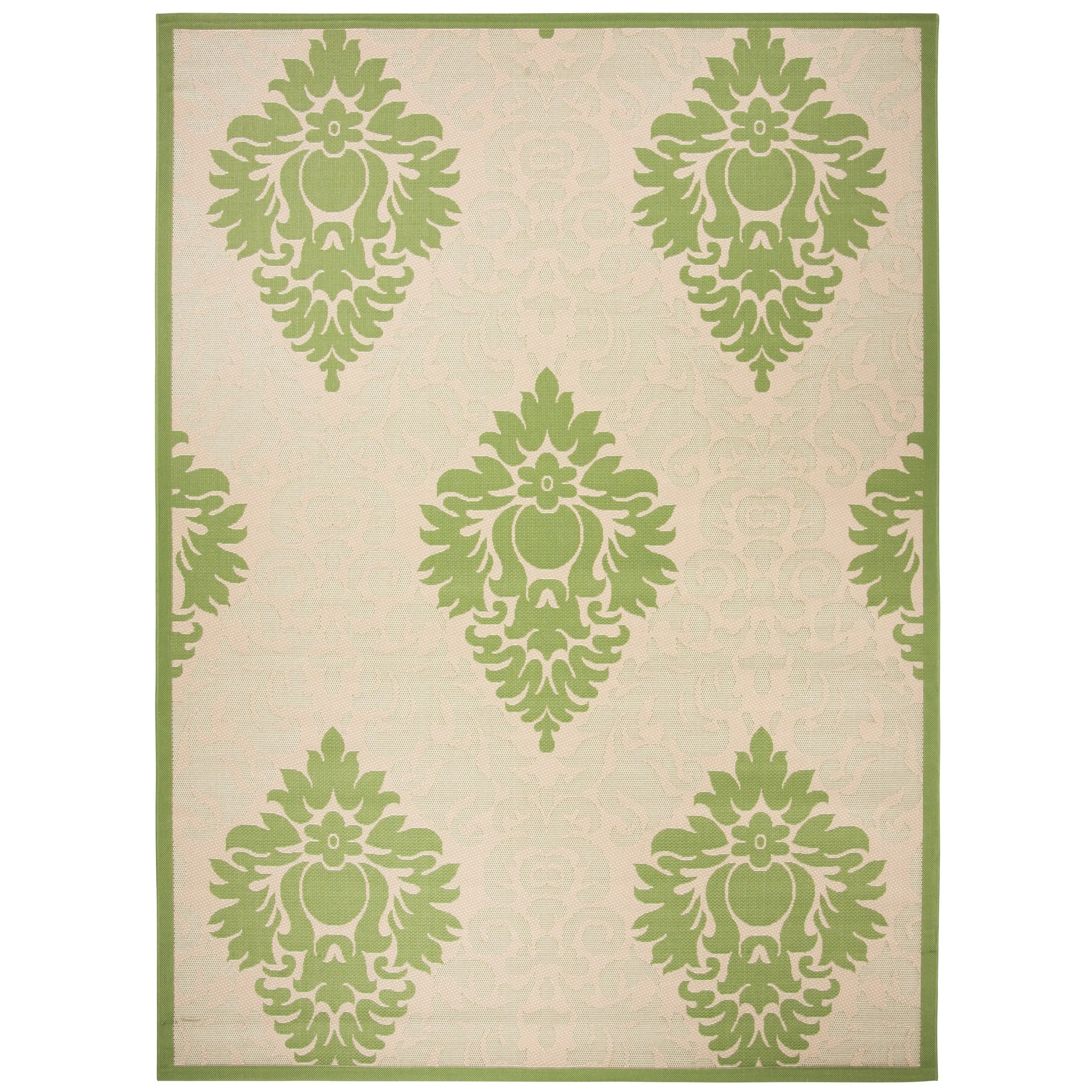 SAFAVIEH Courtyard Willene Boho Indoor/ Outdoor Waterproof Patio Backyard Rug
