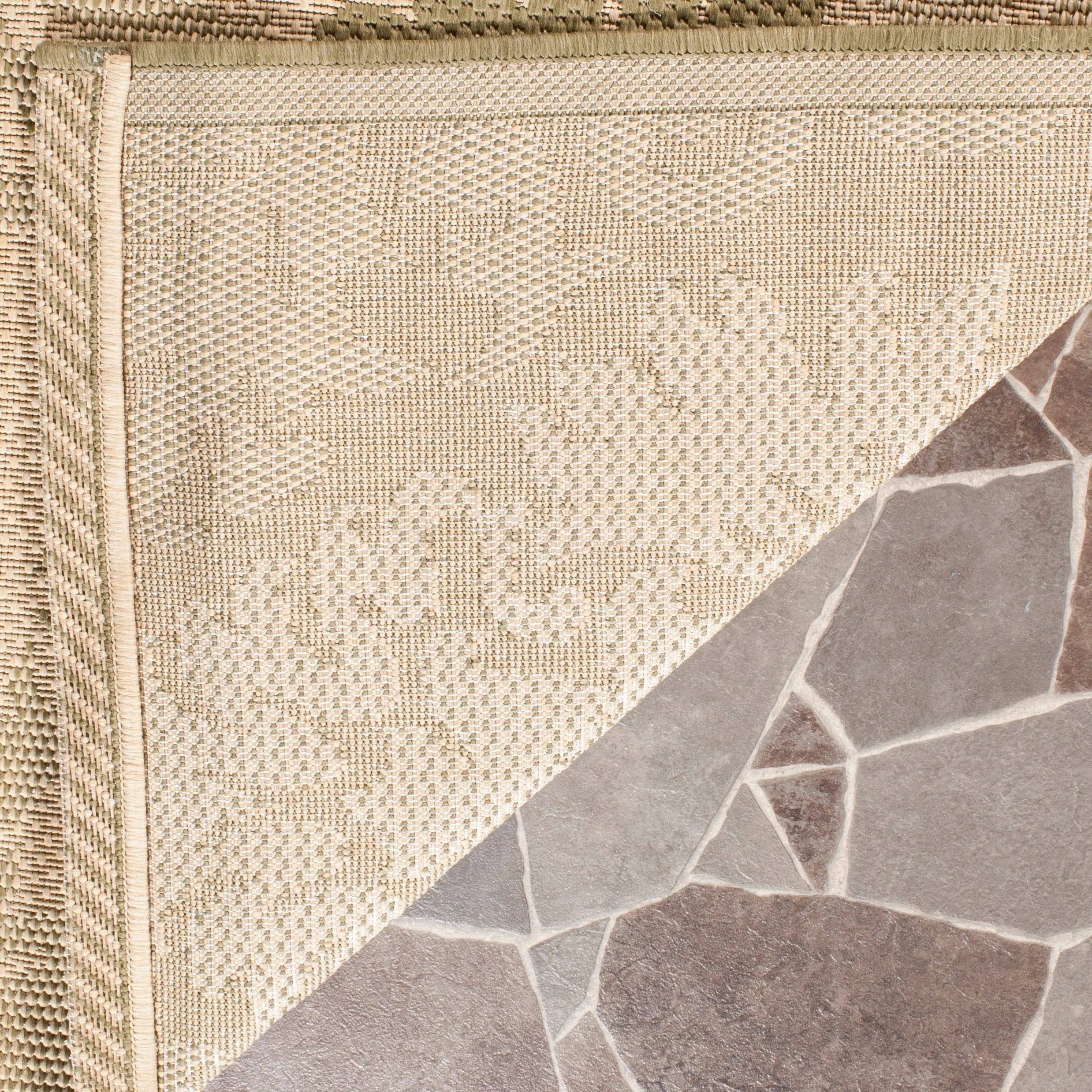 SAFAVIEH Courtyard Willene Boho Indoor/ Outdoor Waterproof Patio Backyard Rug