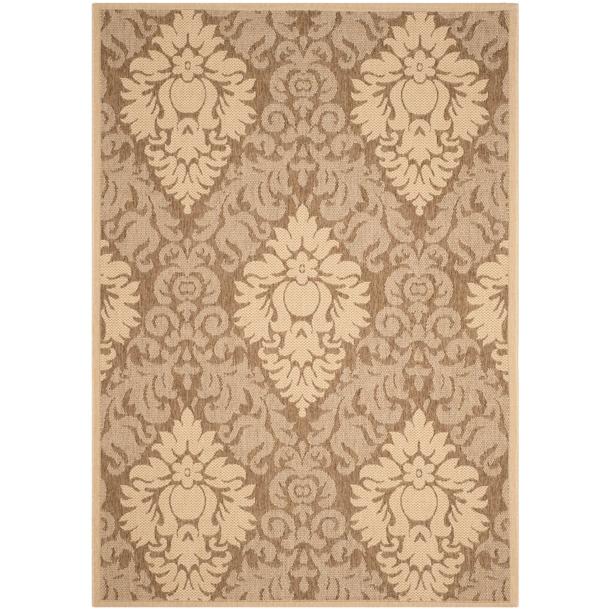 SAFAVIEH Courtyard Willene Boho Indoor/ Outdoor Waterproof Patio Backyard Rug
