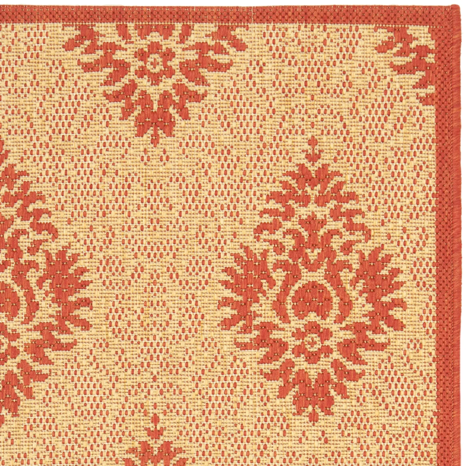 SAFAVIEH Courtyard Willene Boho Indoor/ Outdoor Waterproof Patio Backyard Rug