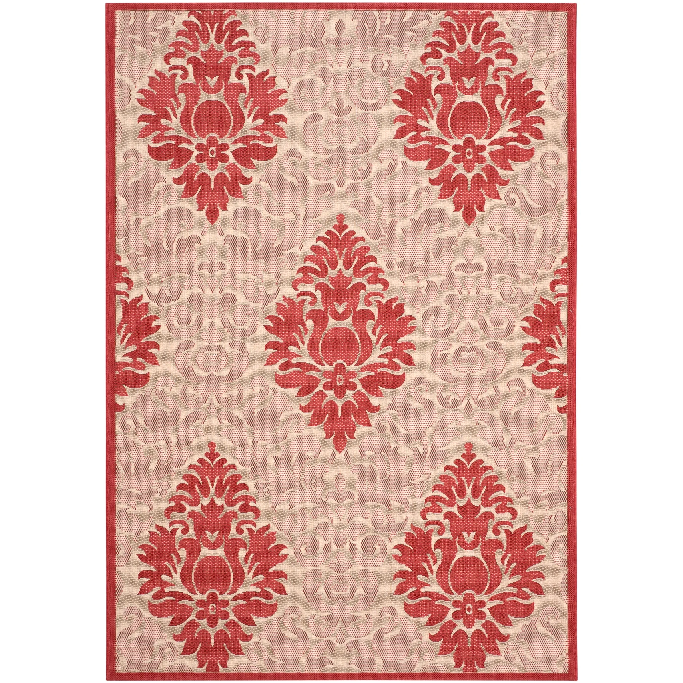 SAFAVIEH Courtyard Willene Boho Indoor/ Outdoor Waterproof Patio Backyard Rug