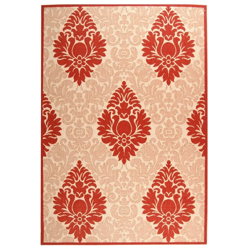 SAFAVIEH Courtyard Willene Boho Indoor/ Outdoor Waterproof Patio Backyard Rug
