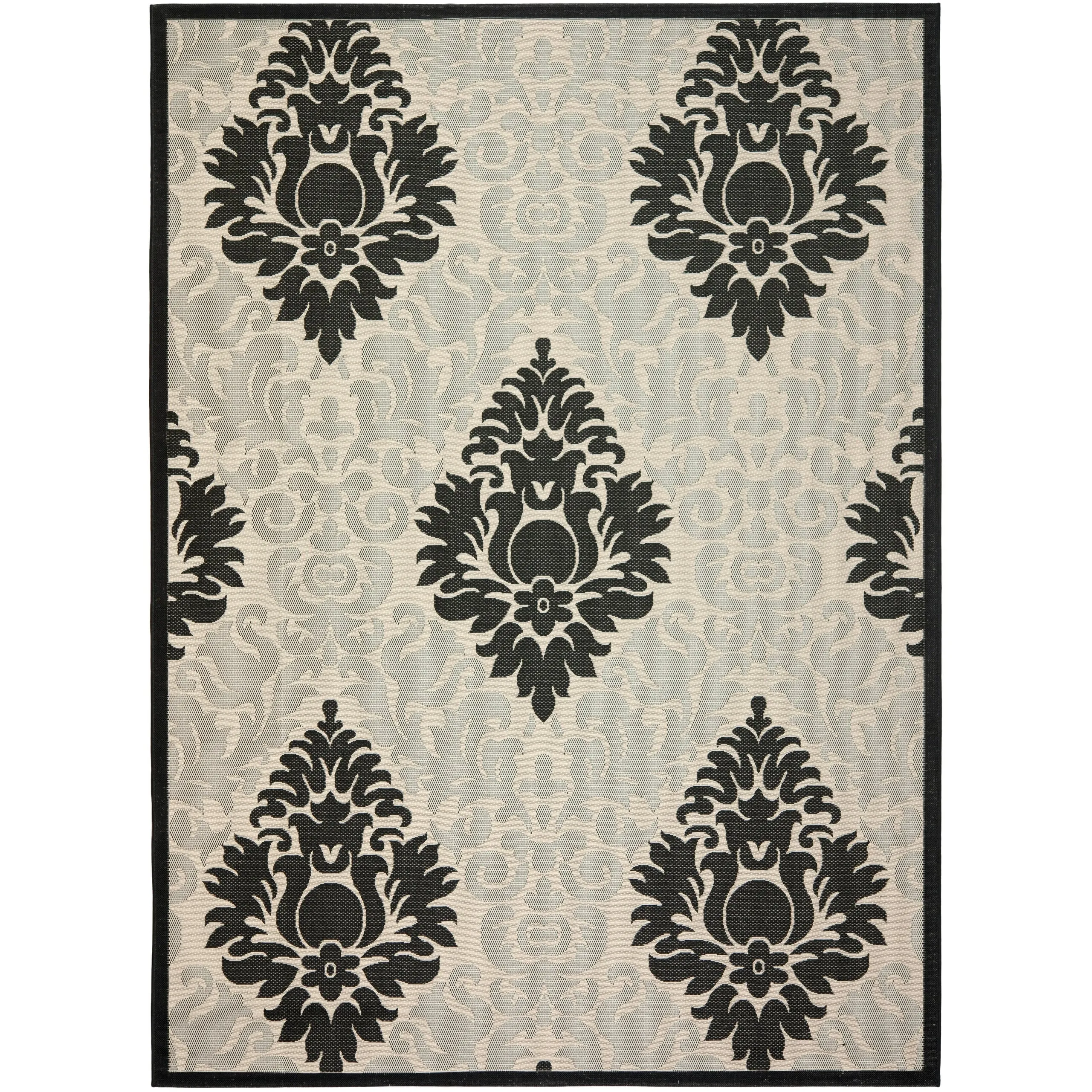 SAFAVIEH Courtyard Willene Boho Indoor/ Outdoor Waterproof Patio Backyard Rug