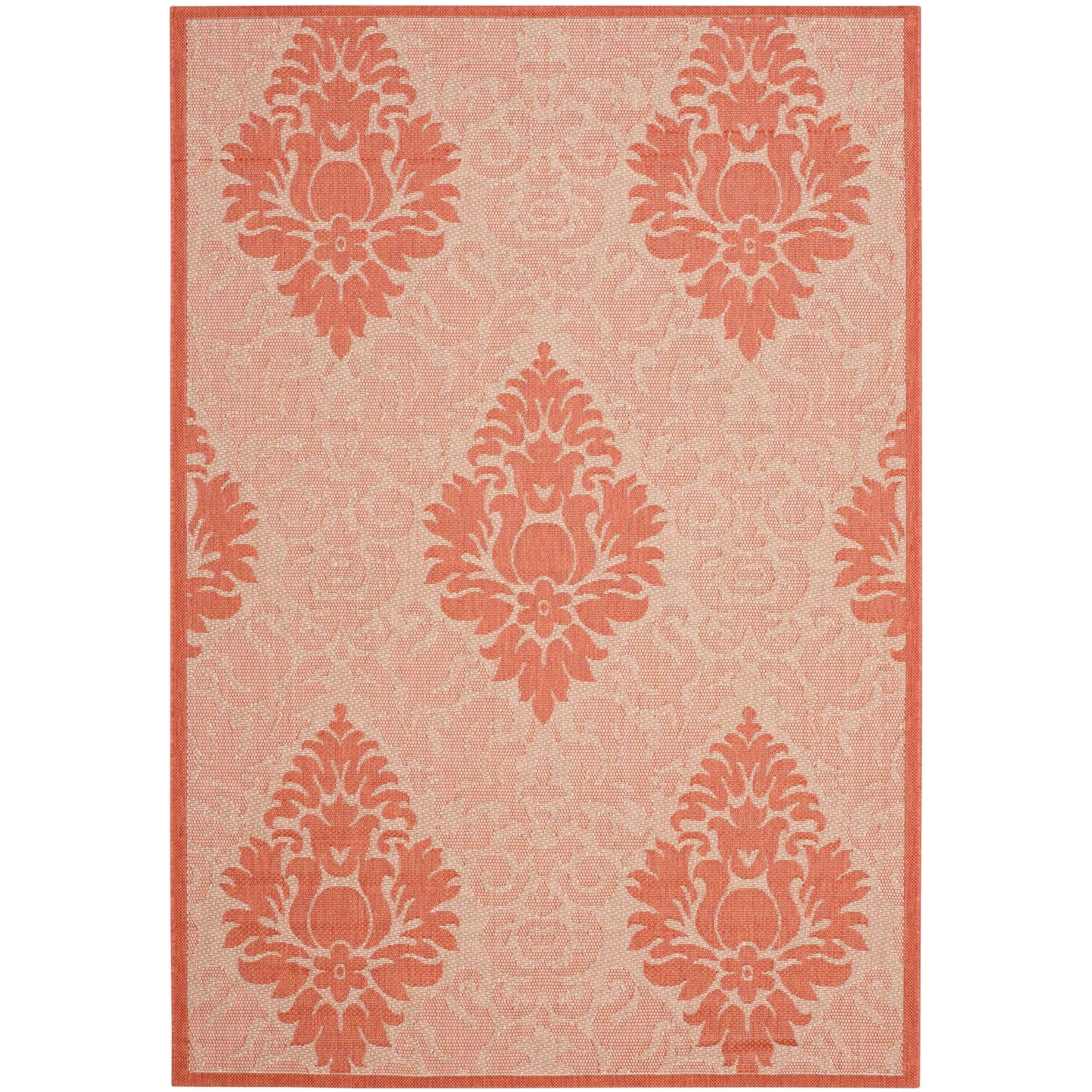 SAFAVIEH Courtyard Willene Boho Indoor/ Outdoor Waterproof Patio Backyard Rug