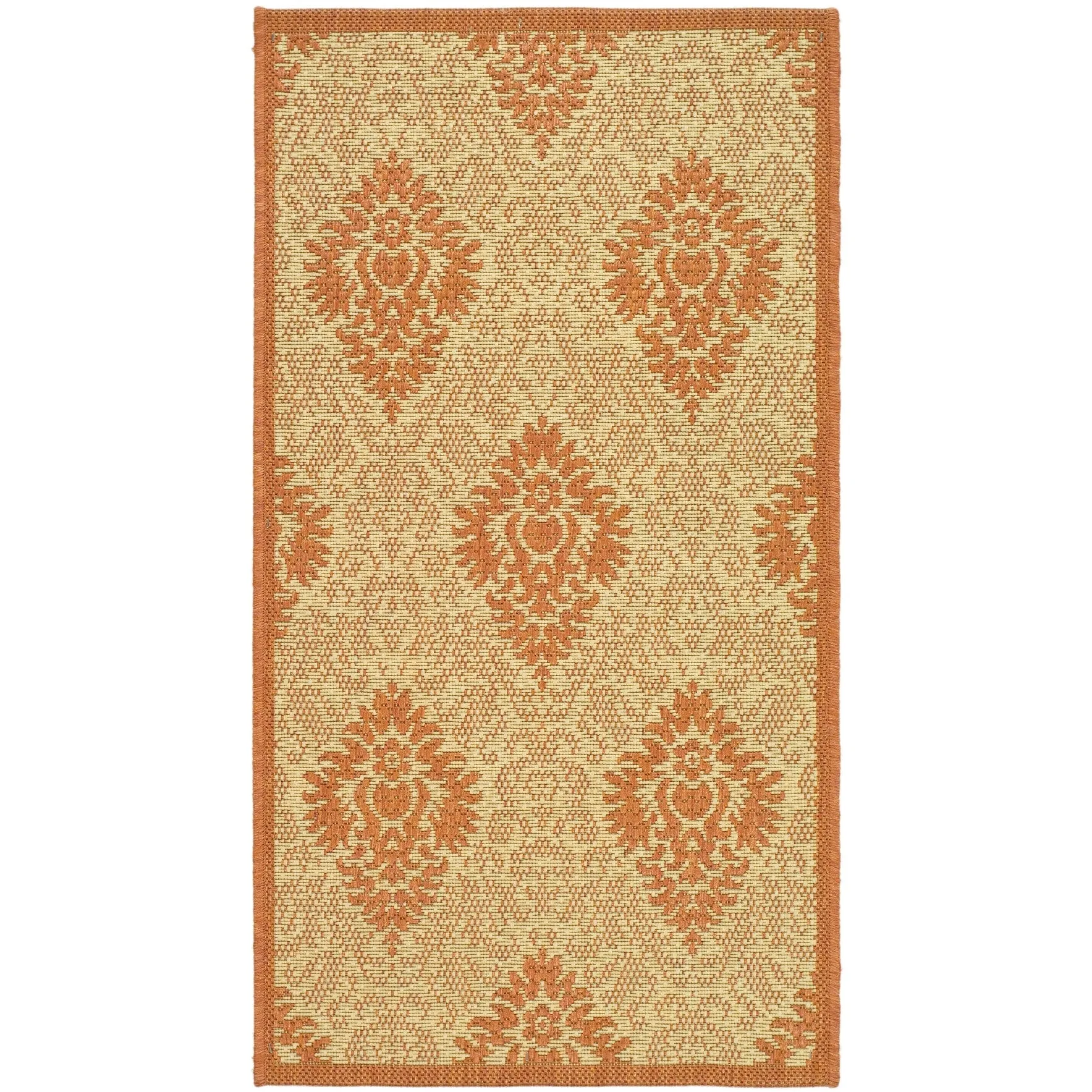 SAFAVIEH Courtyard Willene Boho Indoor/ Outdoor Waterproof Patio Backyard Rug