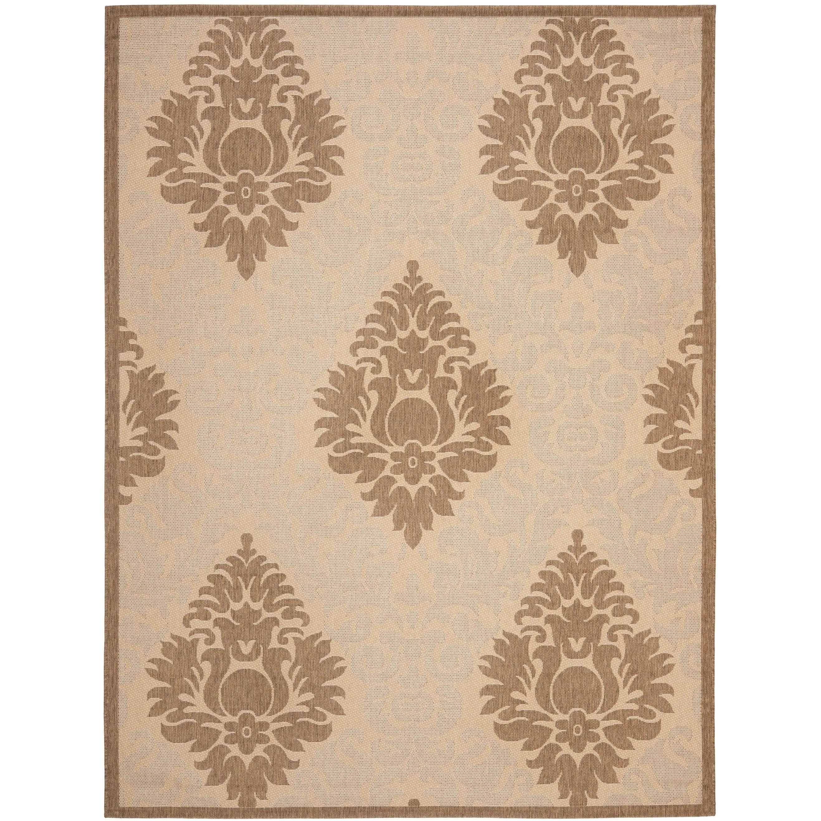 SAFAVIEH Courtyard Willene Boho Indoor/ Outdoor Waterproof Patio Backyard Rug