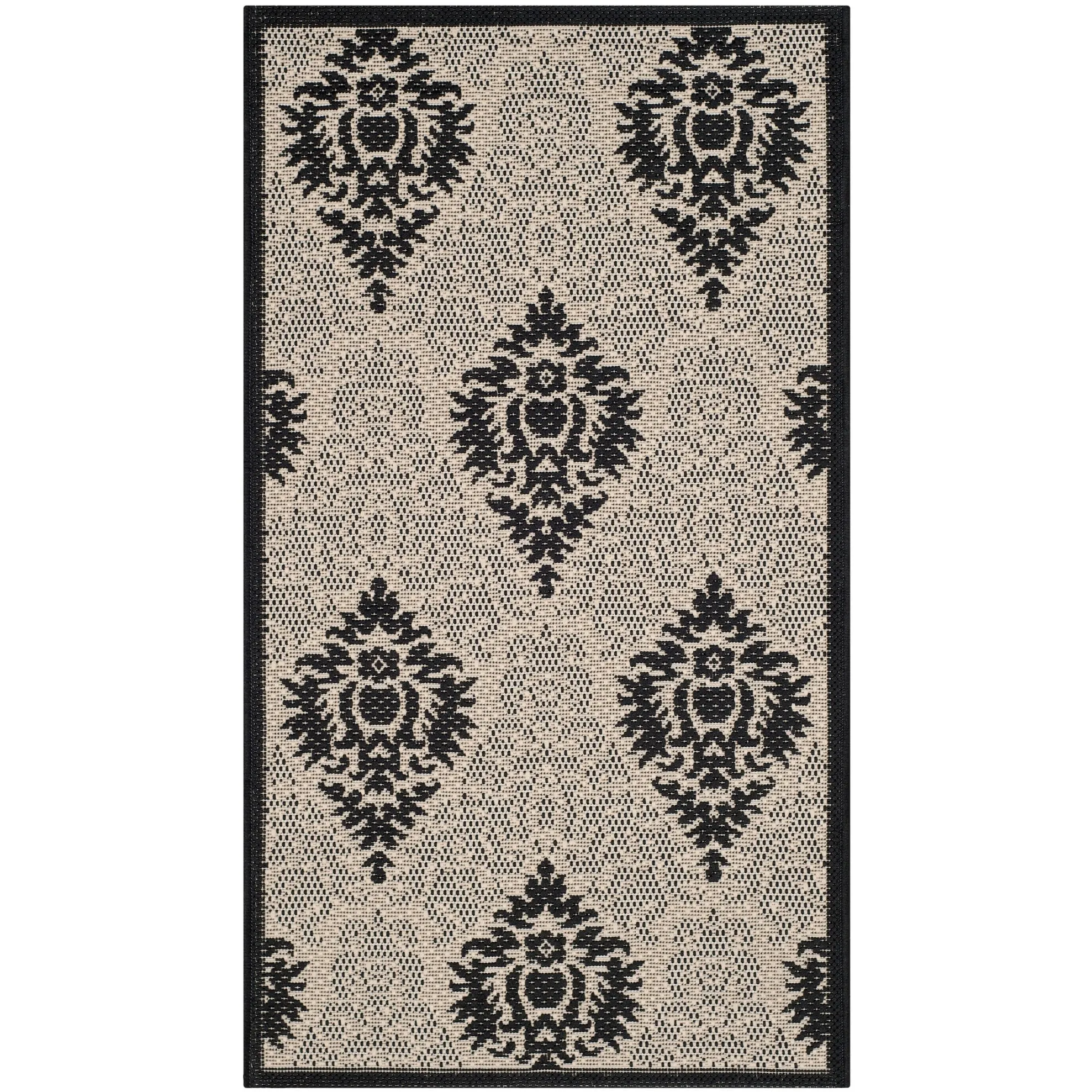 SAFAVIEH Courtyard Willene Boho Indoor/ Outdoor Waterproof Patio Backyard Rug