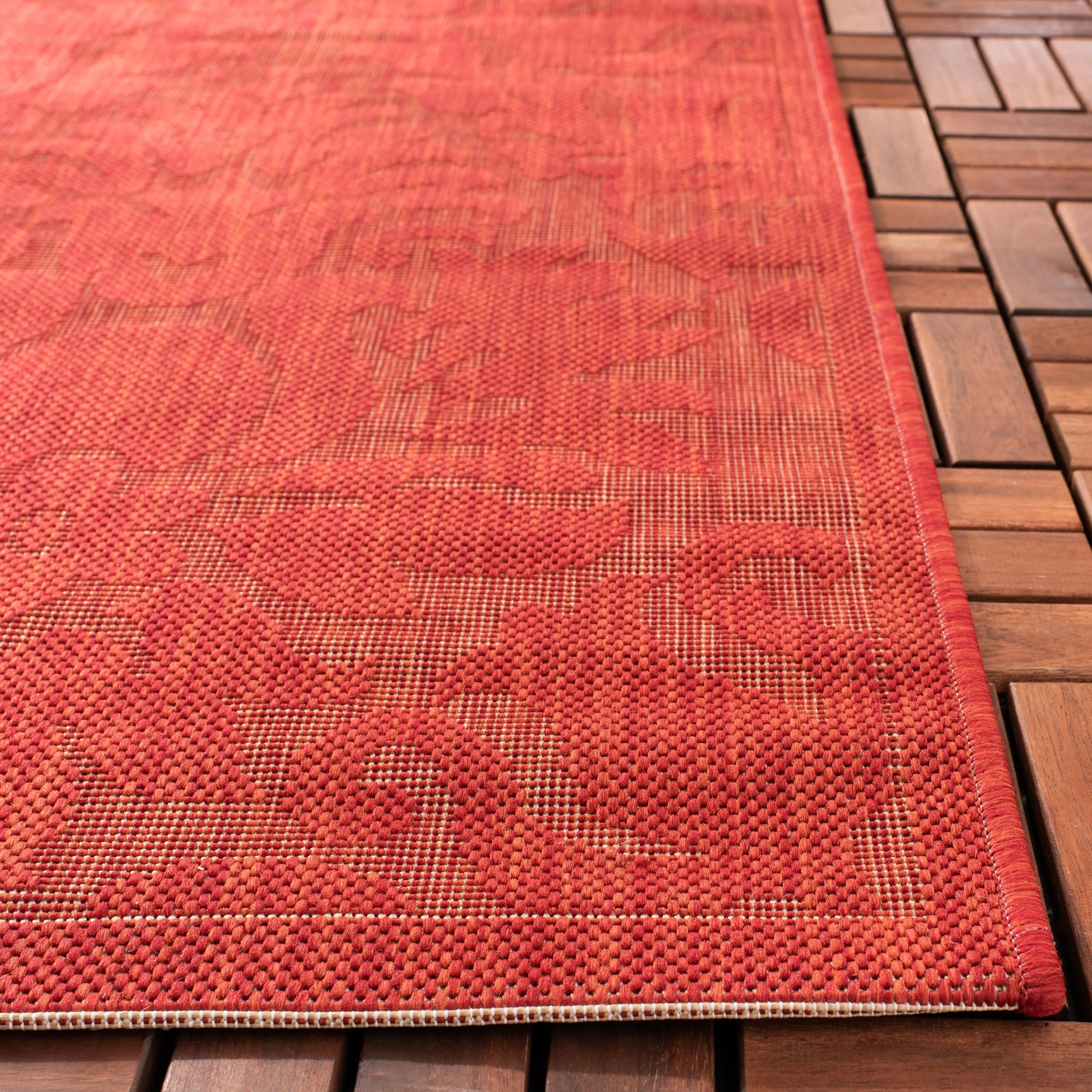 SAFAVIEH Courtyard Willene Boho Indoor/ Outdoor Waterproof Patio Backyard Rug