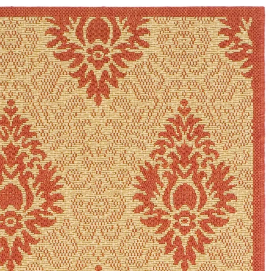 SAFAVIEH Courtyard Willene Boho Indoor/ Outdoor Waterproof Patio Backyard Rug