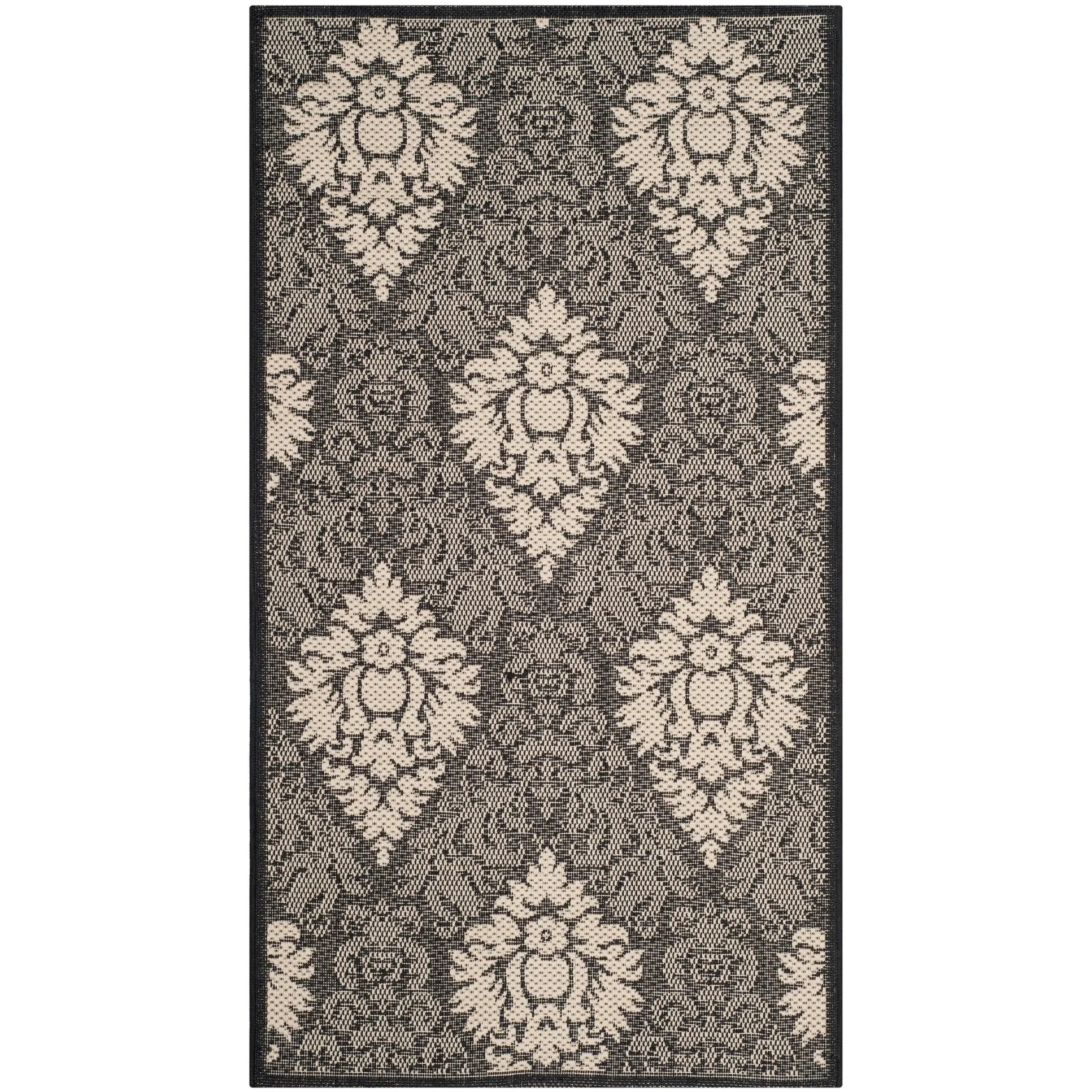 SAFAVIEH Courtyard Willene Boho Indoor/ Outdoor Waterproof Patio Backyard Rug