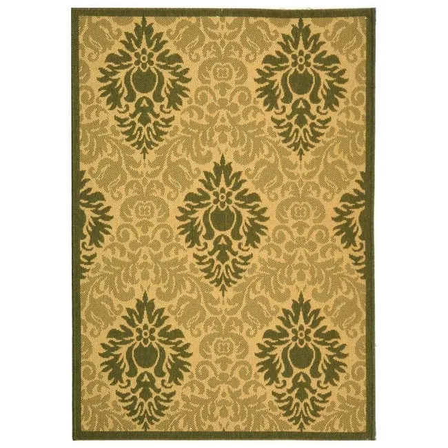 SAFAVIEH Courtyard Willene Boho Indoor/ Outdoor Waterproof Patio Backyard Rug