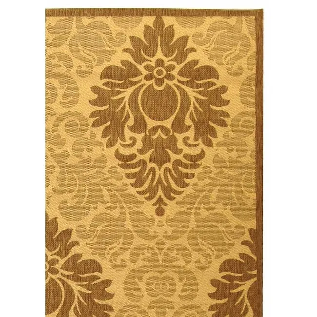 SAFAVIEH Courtyard Willene Boho Indoor/ Outdoor Waterproof Patio Backyard Rug