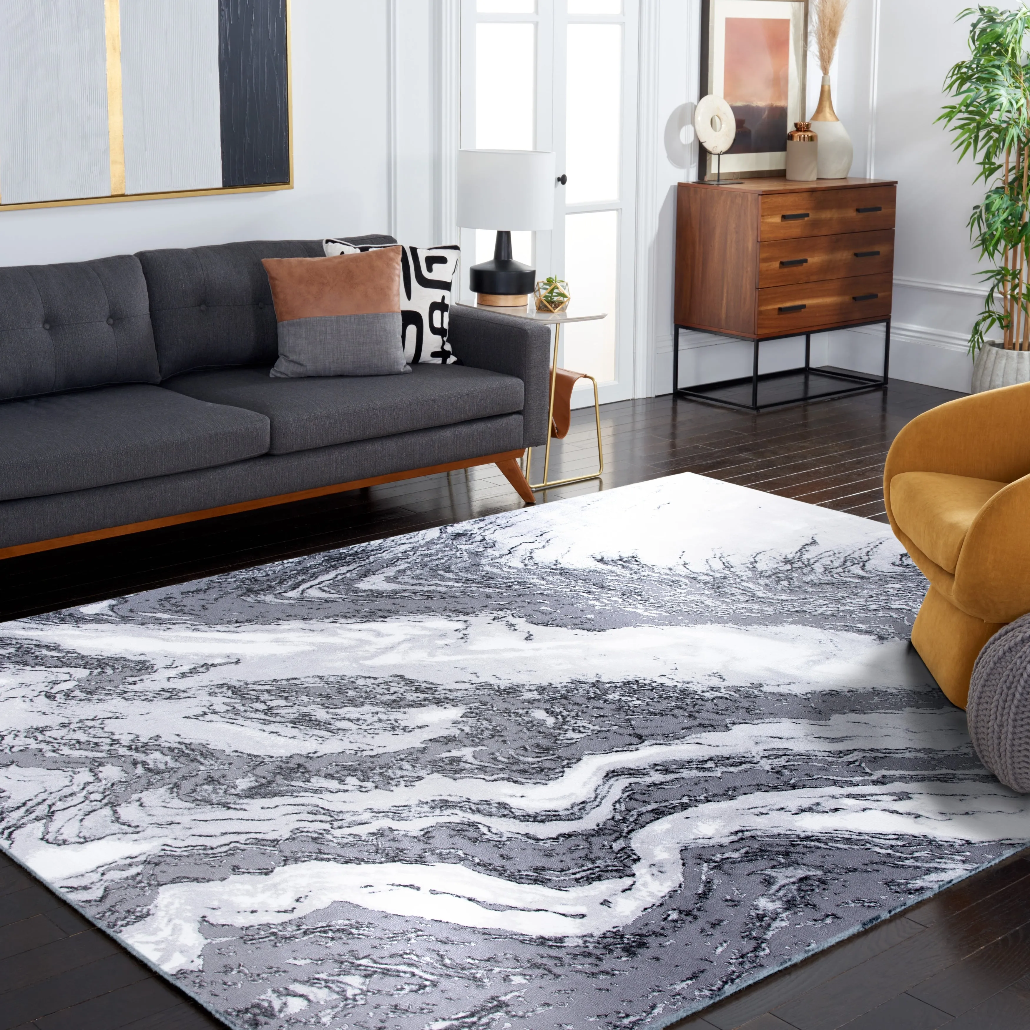 SAFAVIEH Craft Neve Modern Abstract Rug