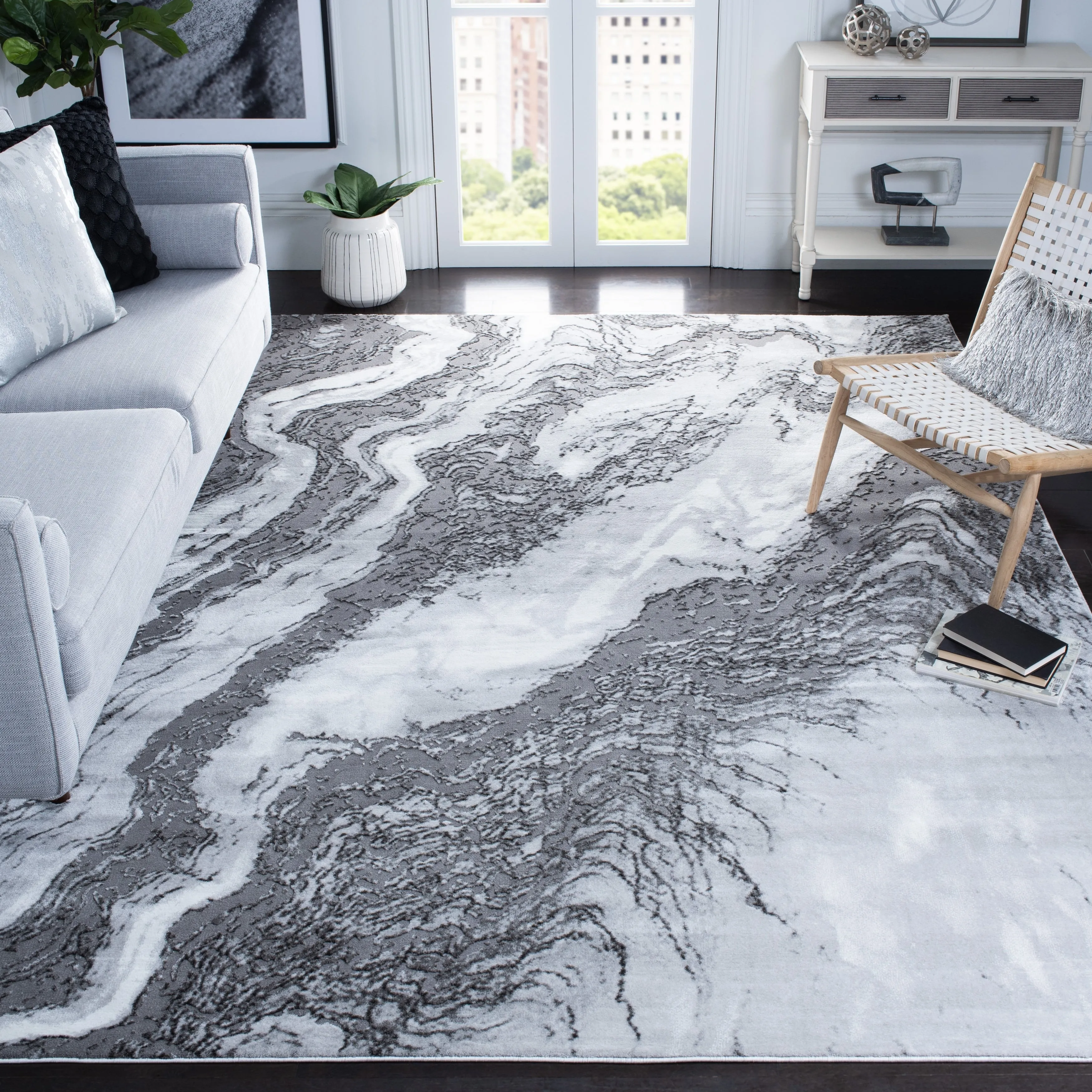 SAFAVIEH Craft Neve Modern Abstract Rug